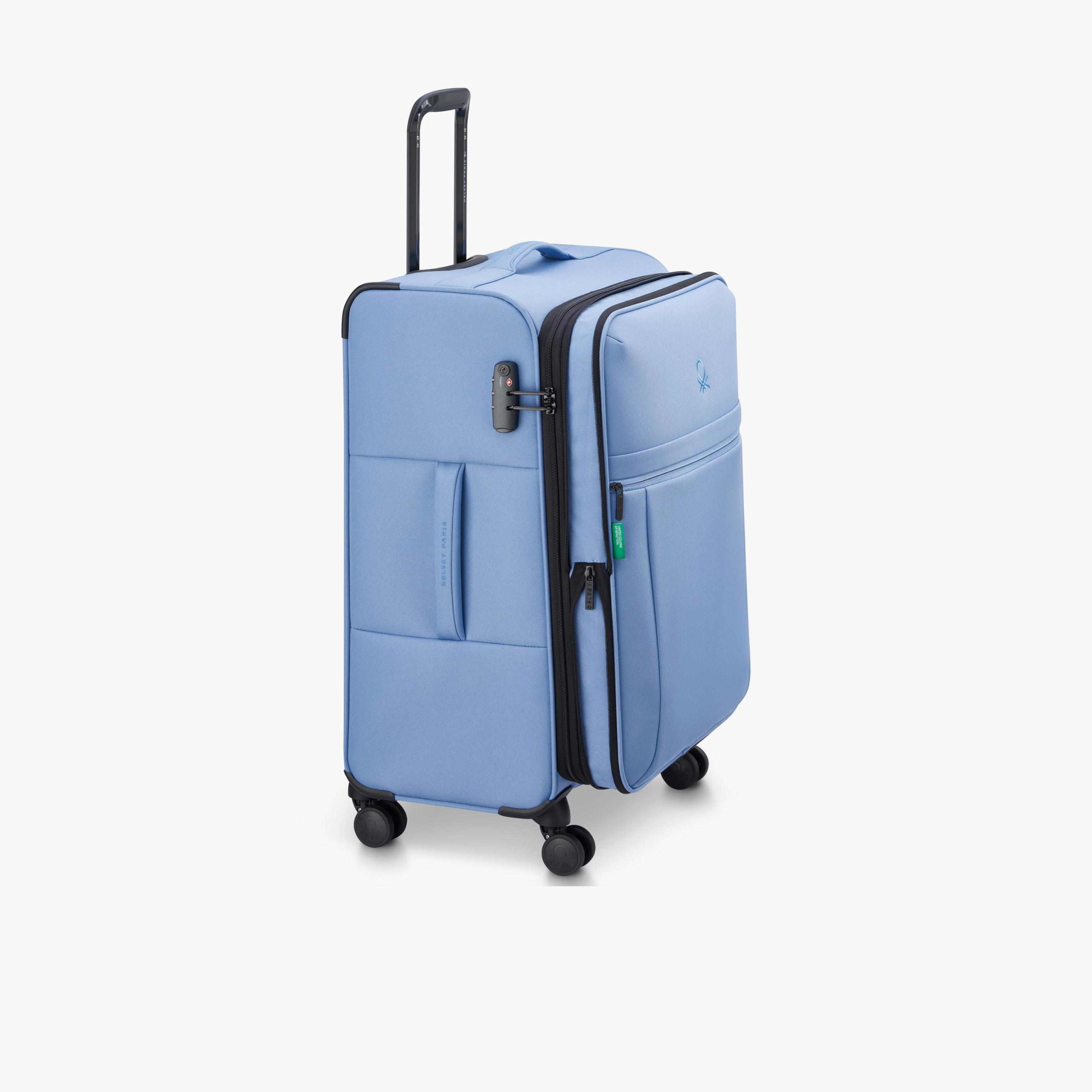 United Colors of Benetton by Delsey 69 CM Medium Check-in Polyester Soft-Sided 4-Wheeler Spinner Trolley Bag with TSA Lock-travel-luggagesandbags-luggage-image-11
