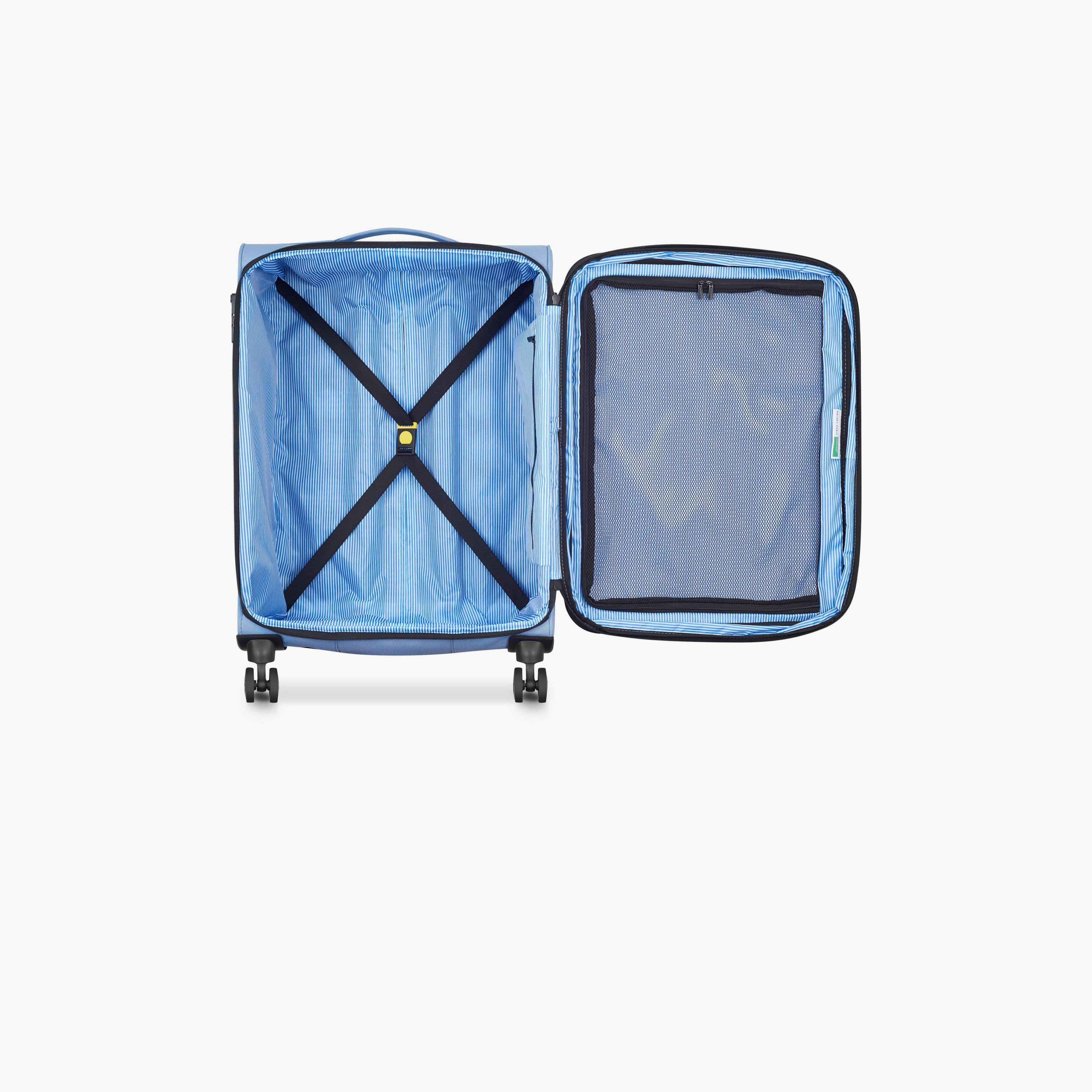 United Colors of Benetton by Delsey 69 CM Medium Check-in Polyester Soft-Sided 4-Wheeler Spinner Trolley Bag with TSA Lock-travel-luggagesandbags-luggage-image-6