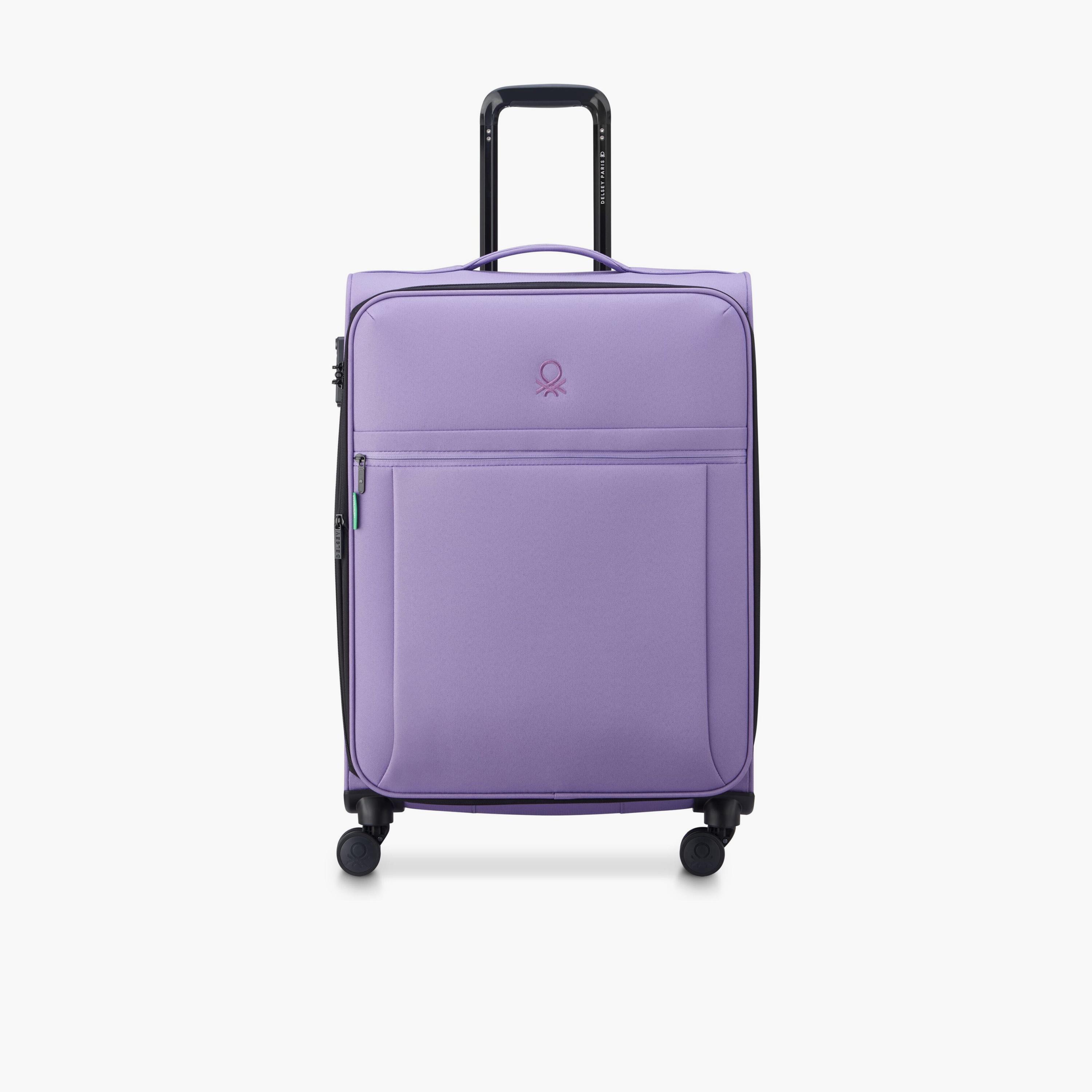 United Colors of Benetton by Delsey 69 CM Medium Check-in Polyester Soft-Sided 4-Wheeler Spinner Trolley Bag with TSA Lock-travel-luggagesandbags-luggage-image-1
