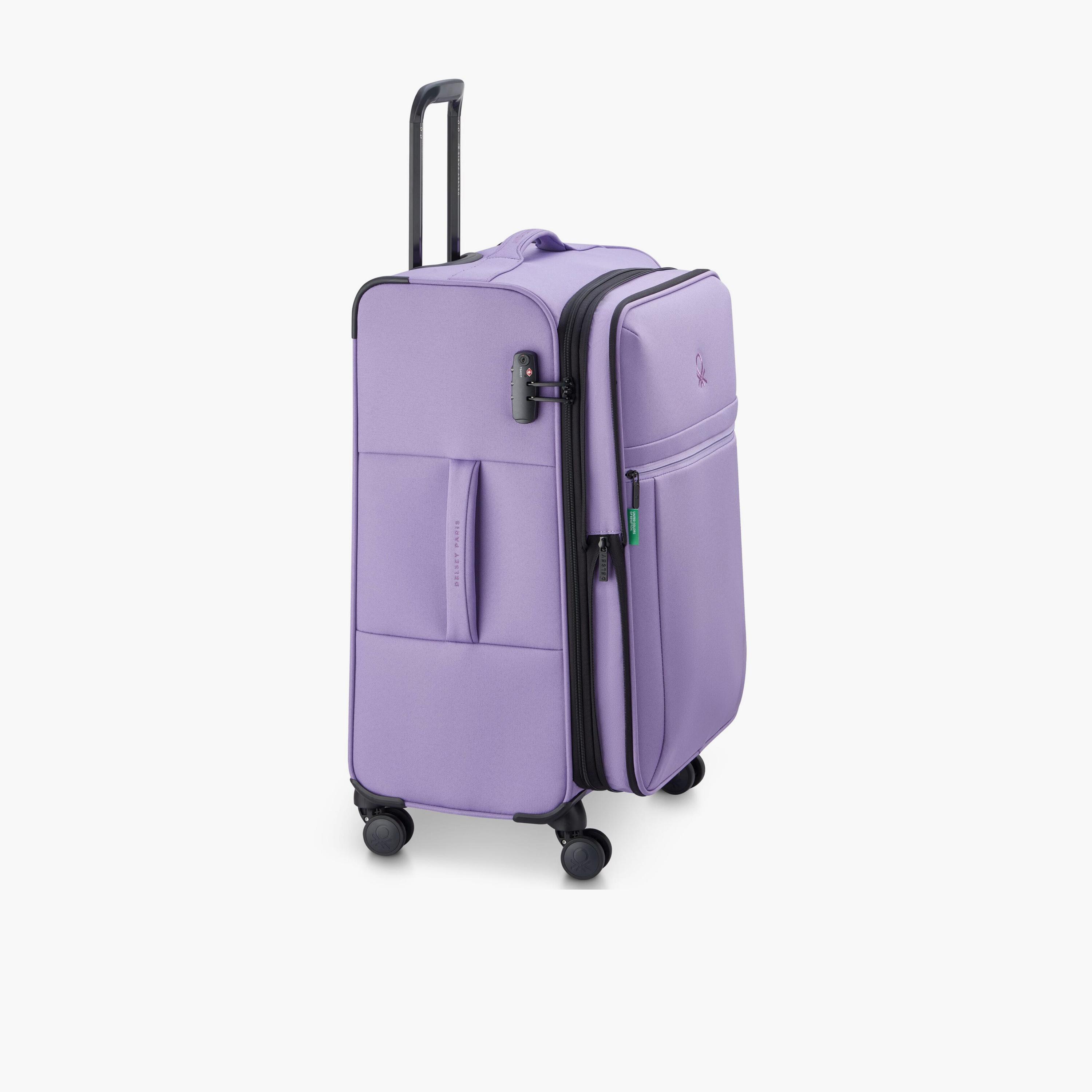 United Colors of Benetton by Delsey 69 CM Medium Check-in Polyester Soft-Sided 4-Wheeler Spinner Trolley Bag with TSA Lock-travel-luggagesandbags-luggage-image-11