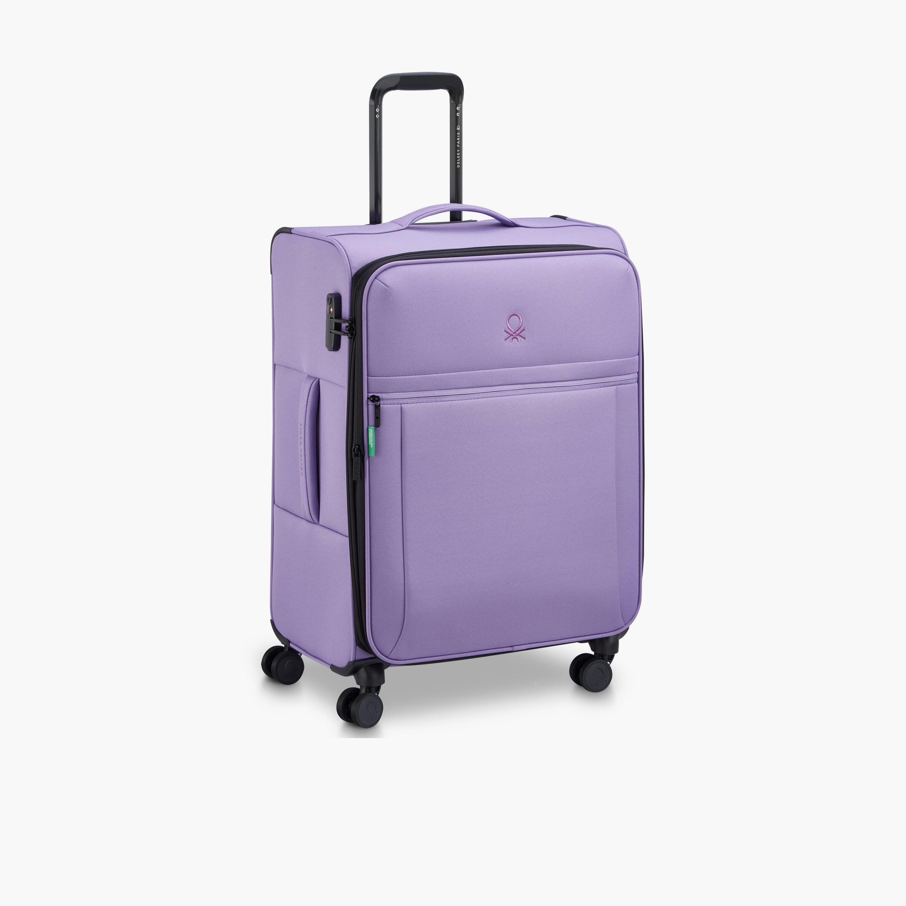 United Colors of Benetton by Delsey 69 CM Medium Check-in Polyester Soft-Sided 4-Wheeler Spinner Trolley Bag with TSA Lock-travel-luggagesandbags-luggage-image-5