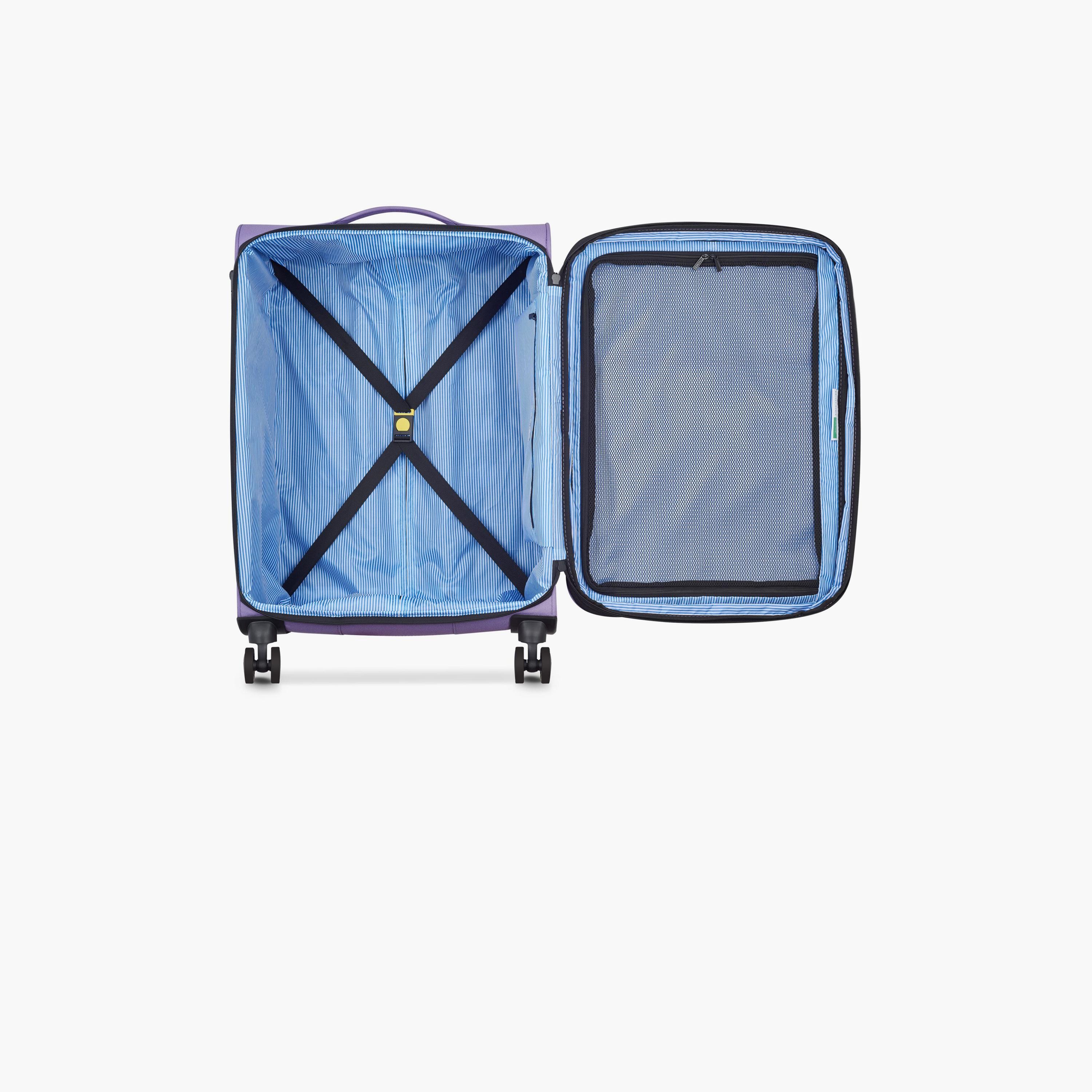 United Colors of Benetton by Delsey 69 CM Medium Check-in Polyester Soft-Sided 4-Wheeler Spinner Trolley Bag with TSA Lock-travel-luggagesandbags-luggage-image-6