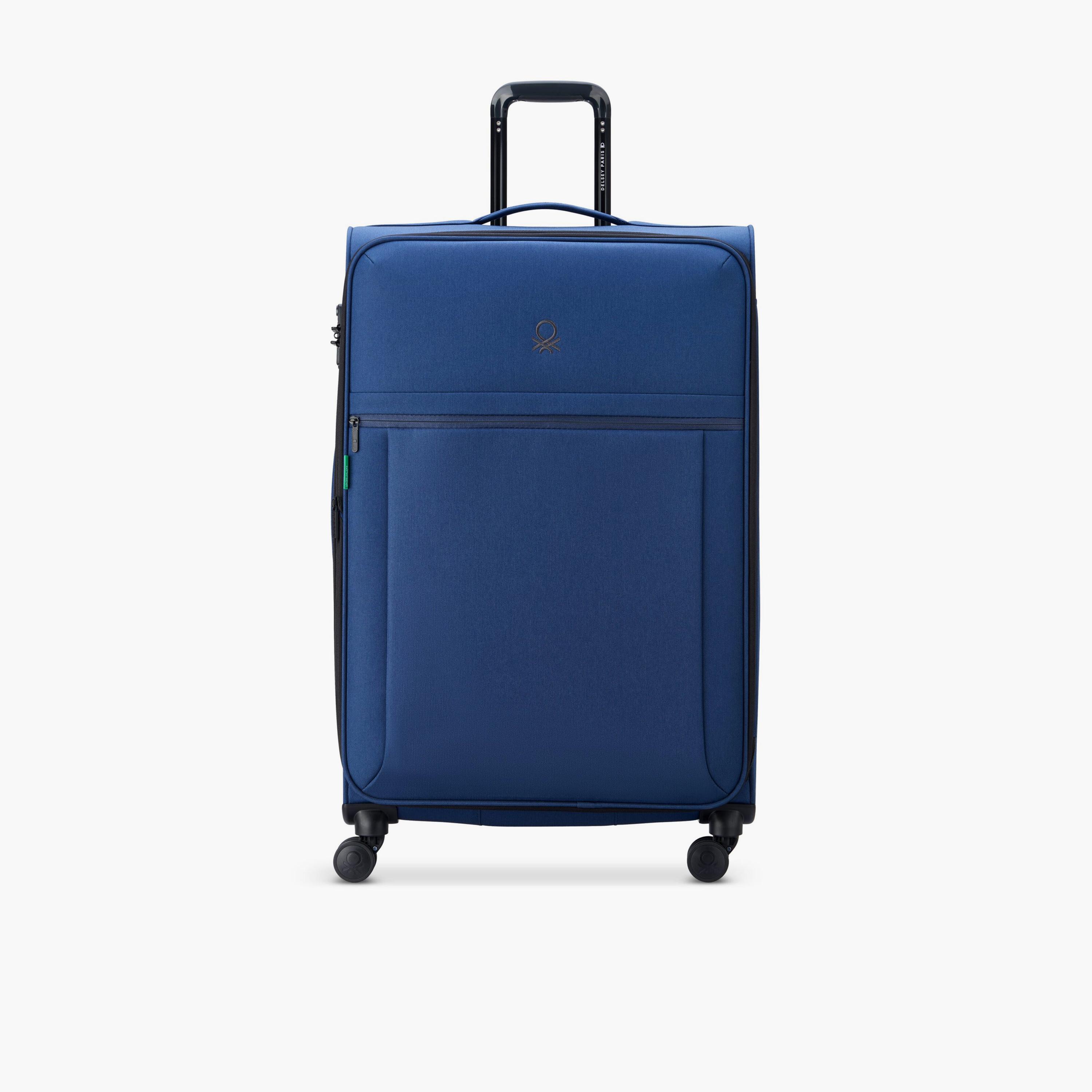 United Colors of Benetton by Delsey 81 CM Large Check-in Polyester Soft-Sided 4-Wheeler Spinner Trolley Bag with TSA Lock-travel-luggagesandbags-luggage-image-1