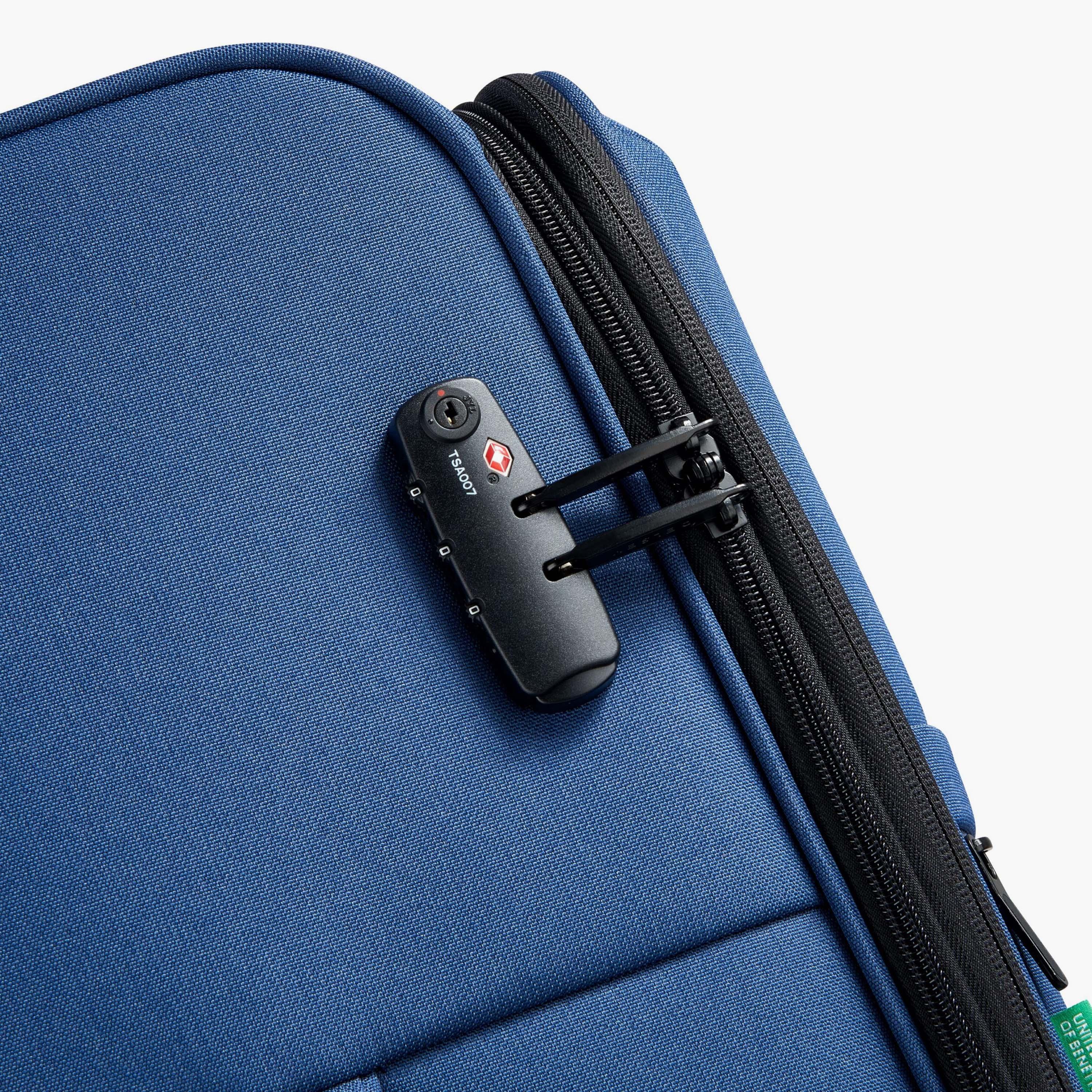 United Colors of Benetton by Delsey 81 CM Large Check-in Polyester Soft-Sided 4-Wheeler Spinner Trolley Bag with TSA Lock-travel-luggagesandbags-luggage-image-10