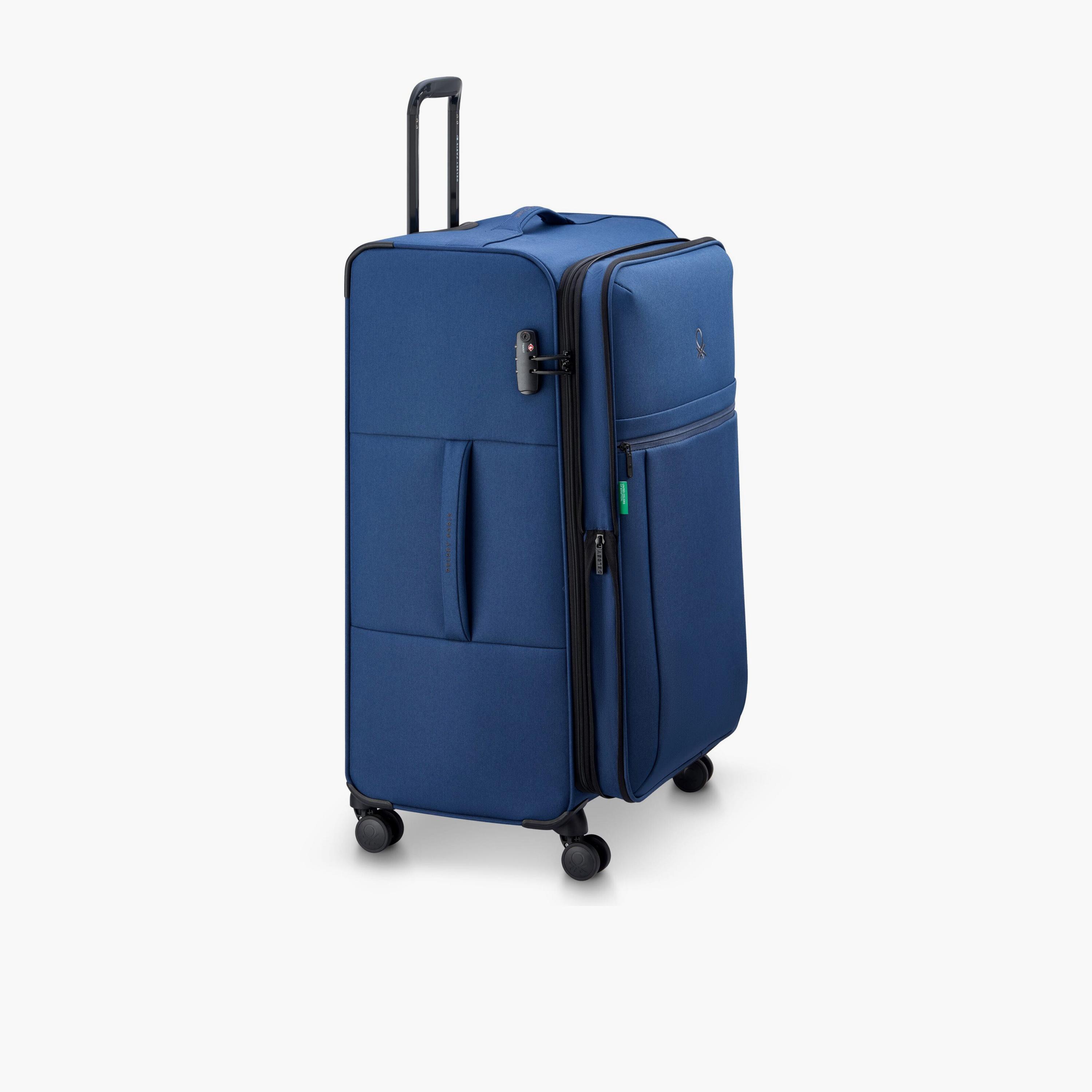 United Colors of Benetton by Delsey 81 CM Large Check-in Polyester Soft-Sided 4-Wheeler Spinner Trolley Bag with TSA Lock-travel-luggagesandbags-luggage-image-11