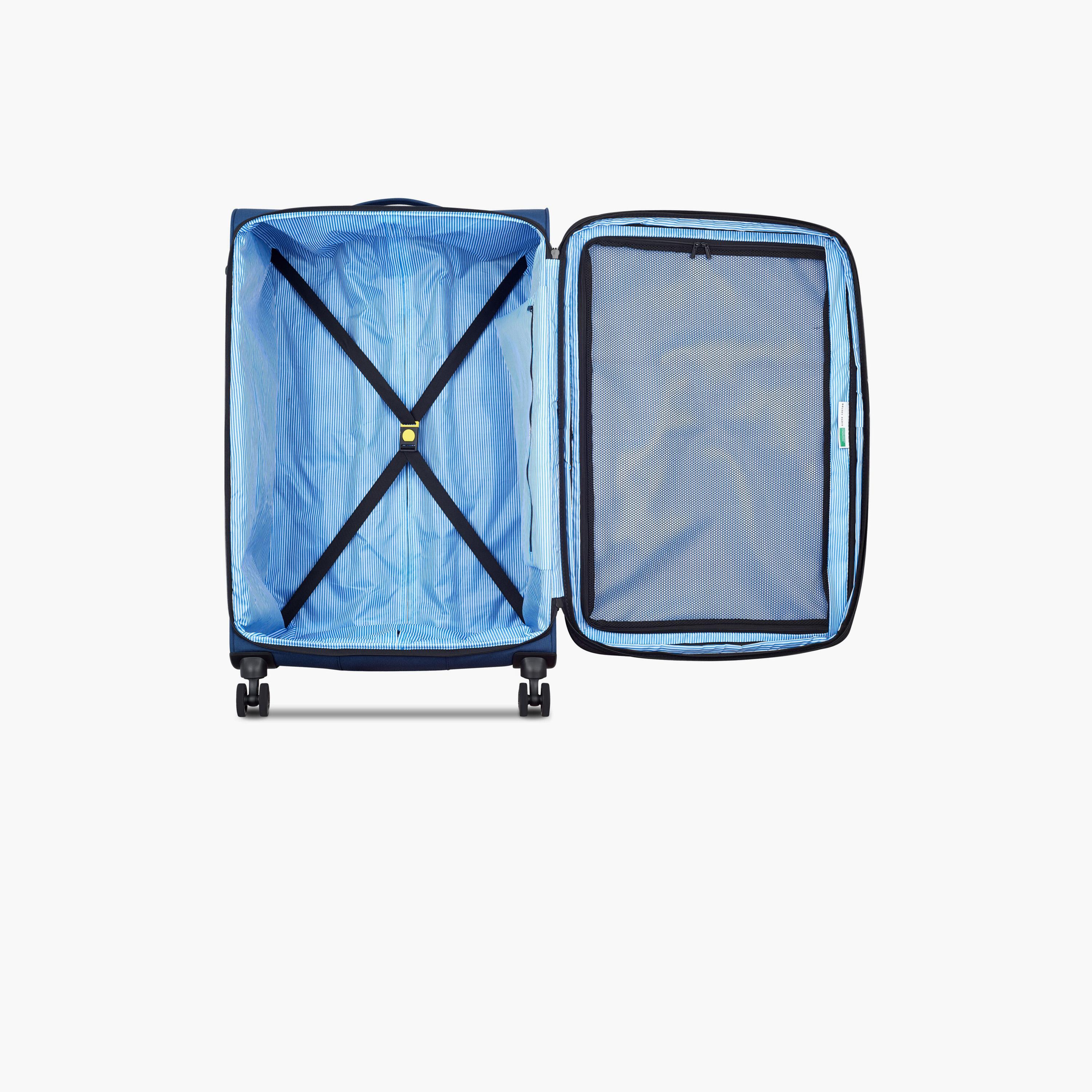 United Colors of Benetton by Delsey 81 CM Large Check-in Polyester Soft-Sided 4-Wheeler Spinner Trolley Bag with TSA Lock-travel-luggagesandbags-luggage-image-6