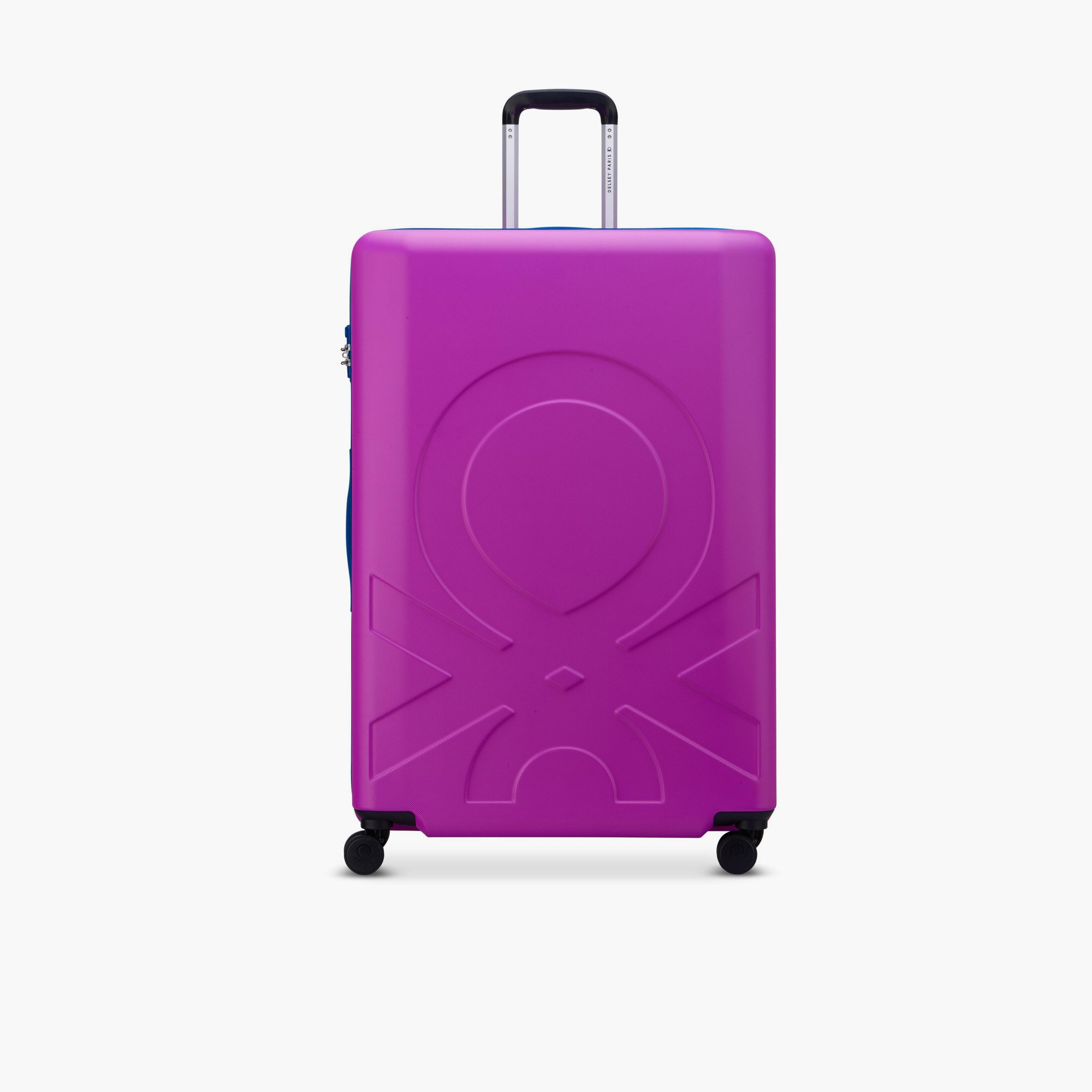 United Colors of Benetton by Delsey 70 CM Medium Check-in Polycarbonate with ABS Hard-Sided 4-Wheeler Spinner Trolley Bag with TSA Lock-travel-luggagesandbags-luggage-image-1