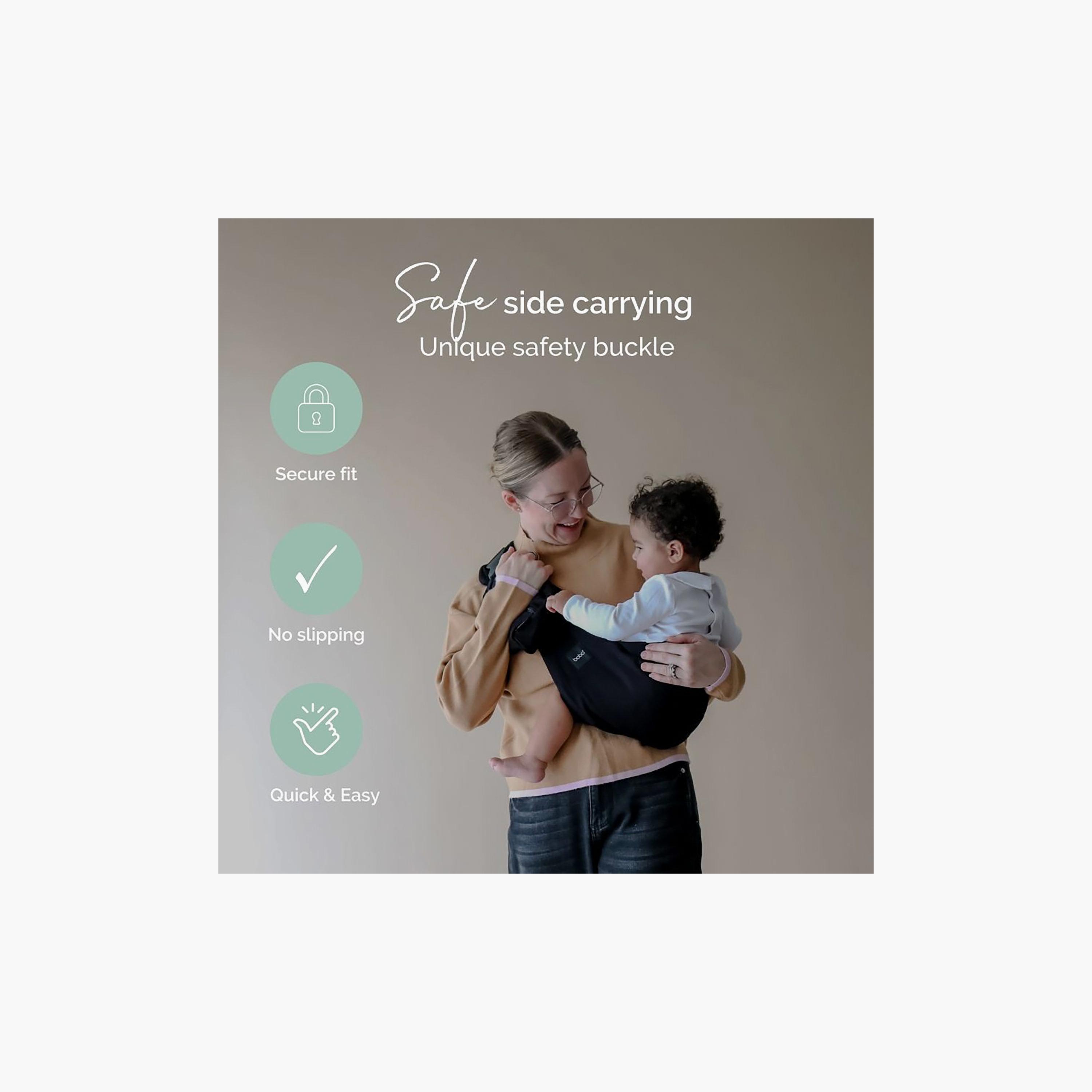 حمالة أطفال جانبية مع حقيبة سفر صغيرة للرضع بادي من بوبا-baby-gear-babycarriers-image-11