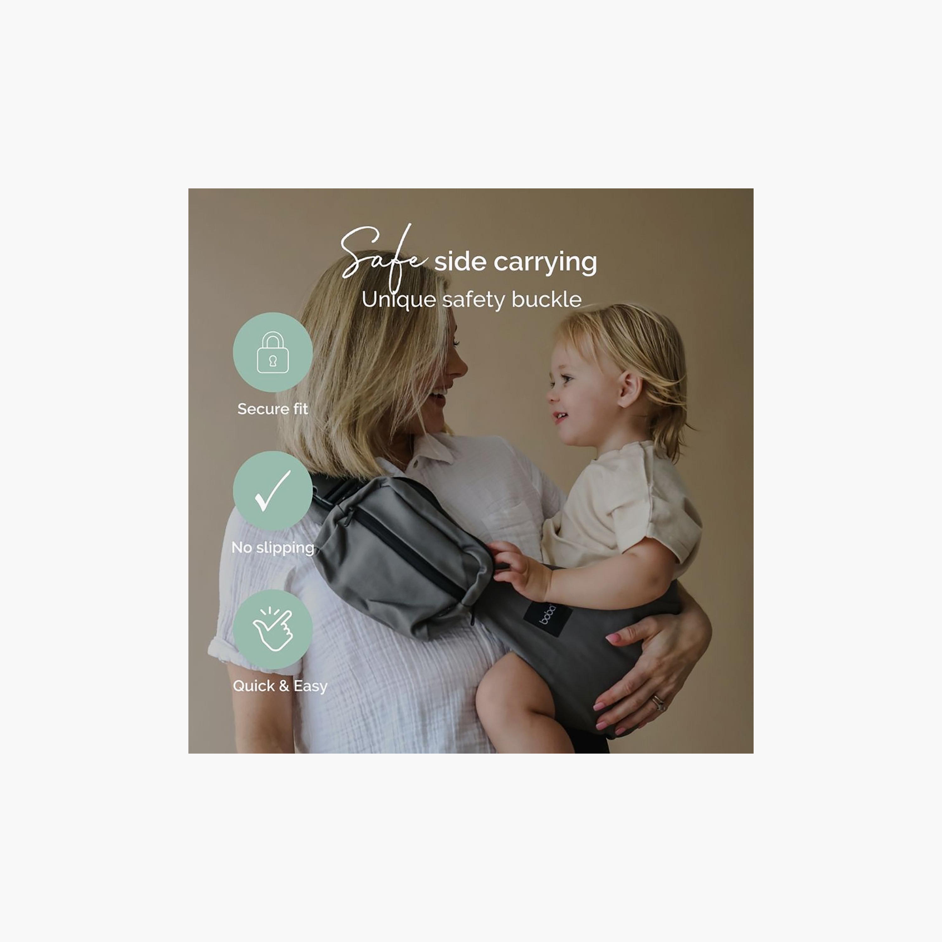 Boba Buddy Toddler Side Sling Baby Carrier & Travel Pouch-baby-gear-babycarriers-image-4