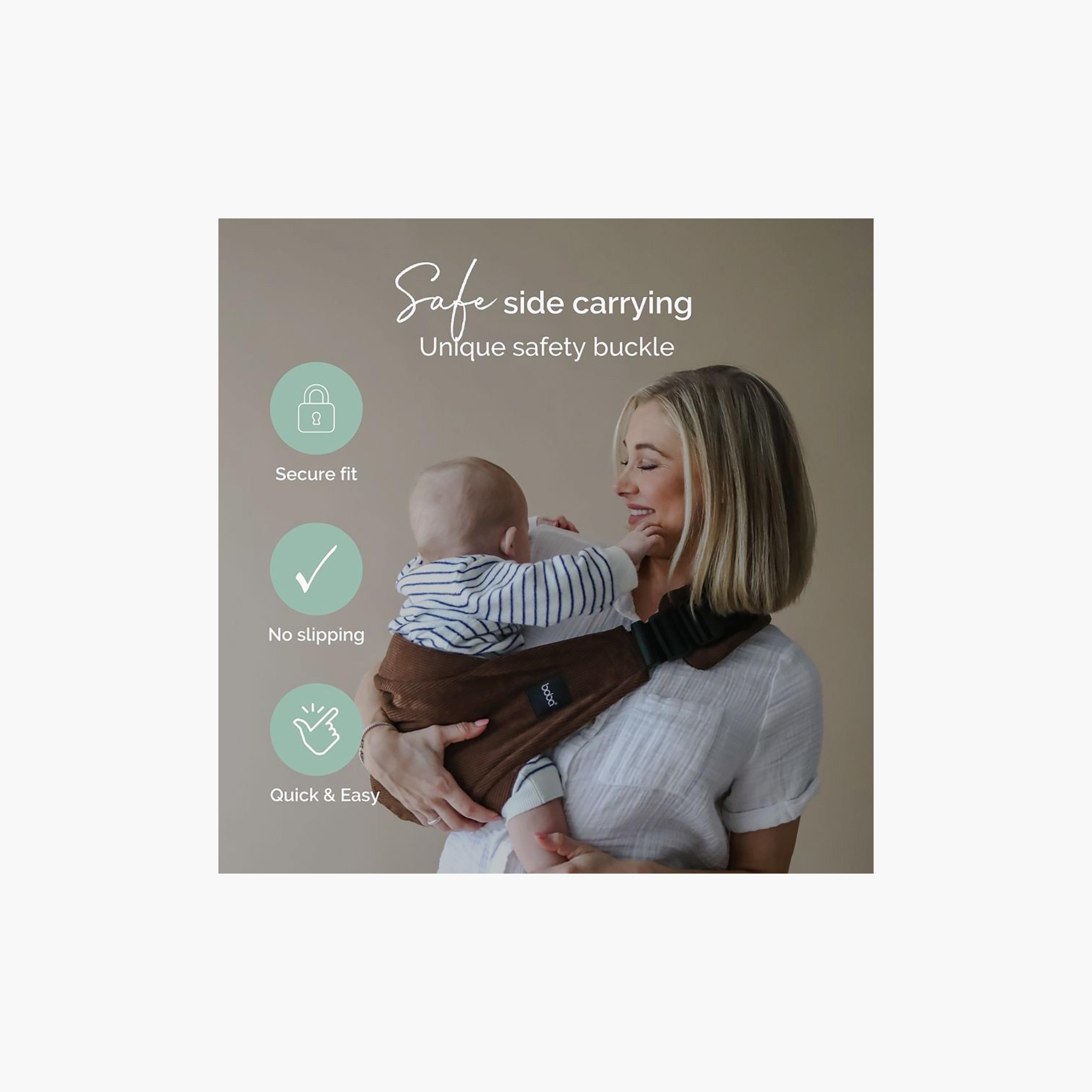 حمالة أطفال جانبية مع حقيبة سفر صغيرة للرضع بادي من بوبا-baby-gear-babycarriers-image-12