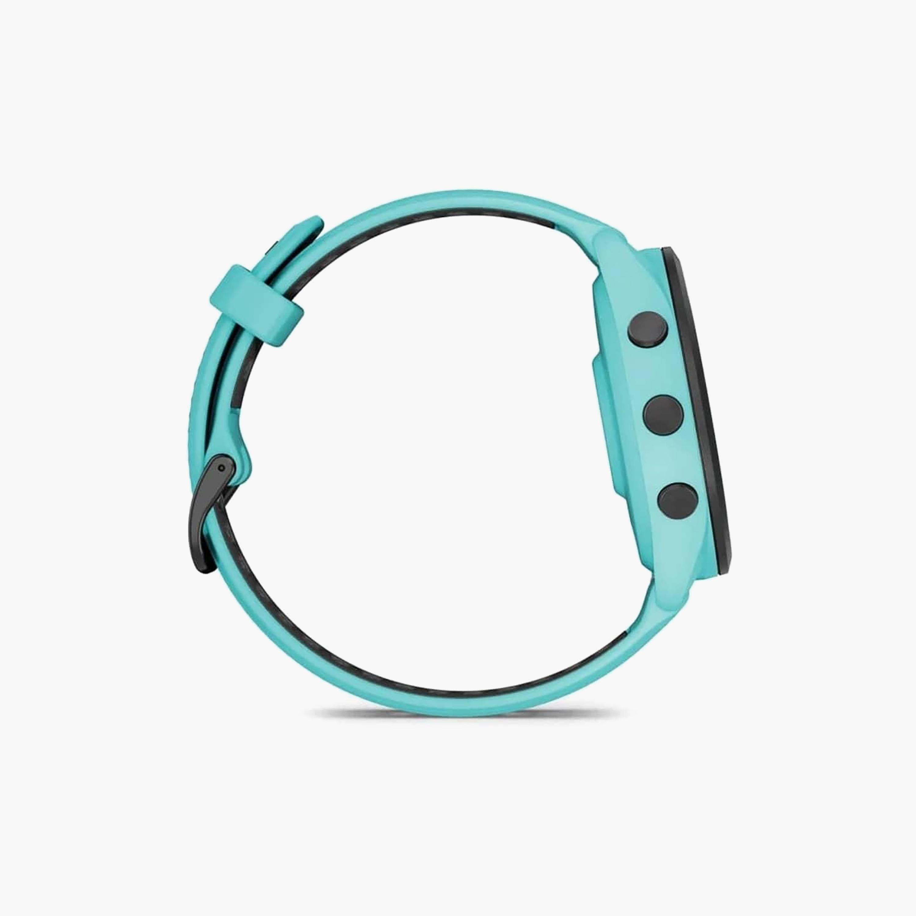 Garmin Forerunner 265 GPS Smartwatch Black Bezel with Aqua Case and Aqua/Black Band | 010-02810-12-men-watchesandjewellery-watches-image-3