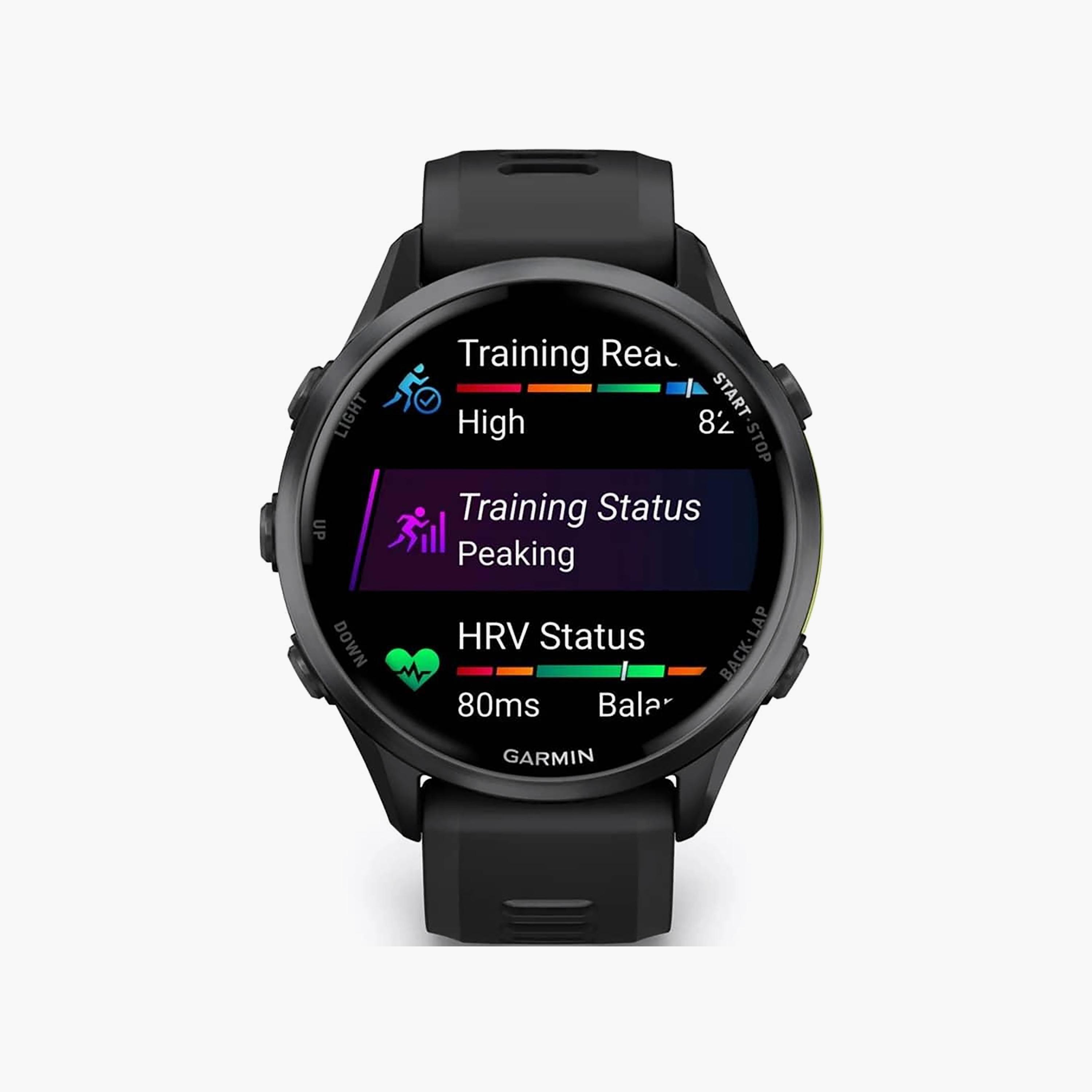 Garmin Forerunner 970 Smartwatch Carbon Grey Titanium Black Case Translucent Band | 010-02969-10-men-watchesandjewellery-watches-image-2