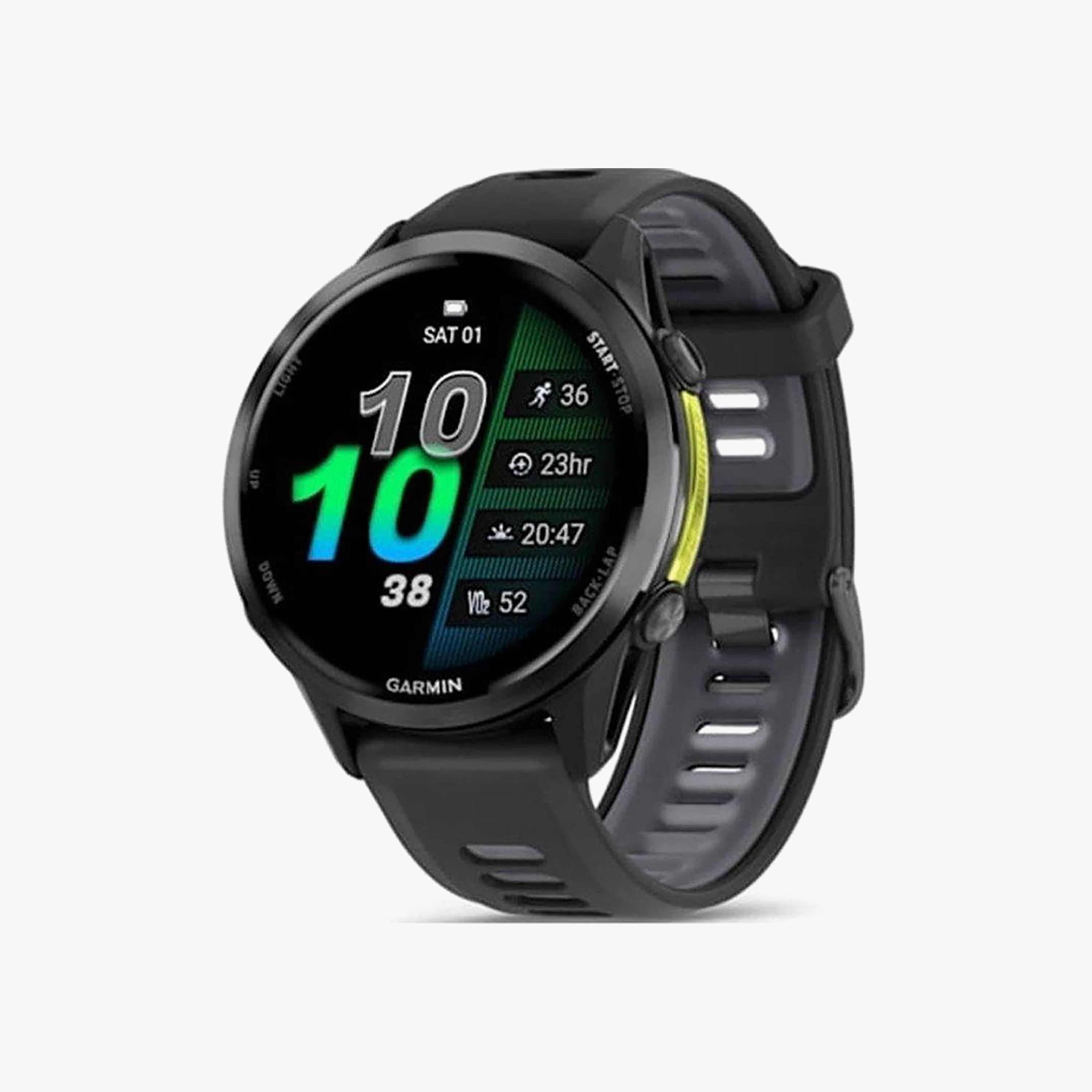 Garmin Forerunner 970 Smartwatch Carbon Grey Titanium Black Case Translucent Band | 010-02969-10-men-watchesandjewellery-watches-image-4