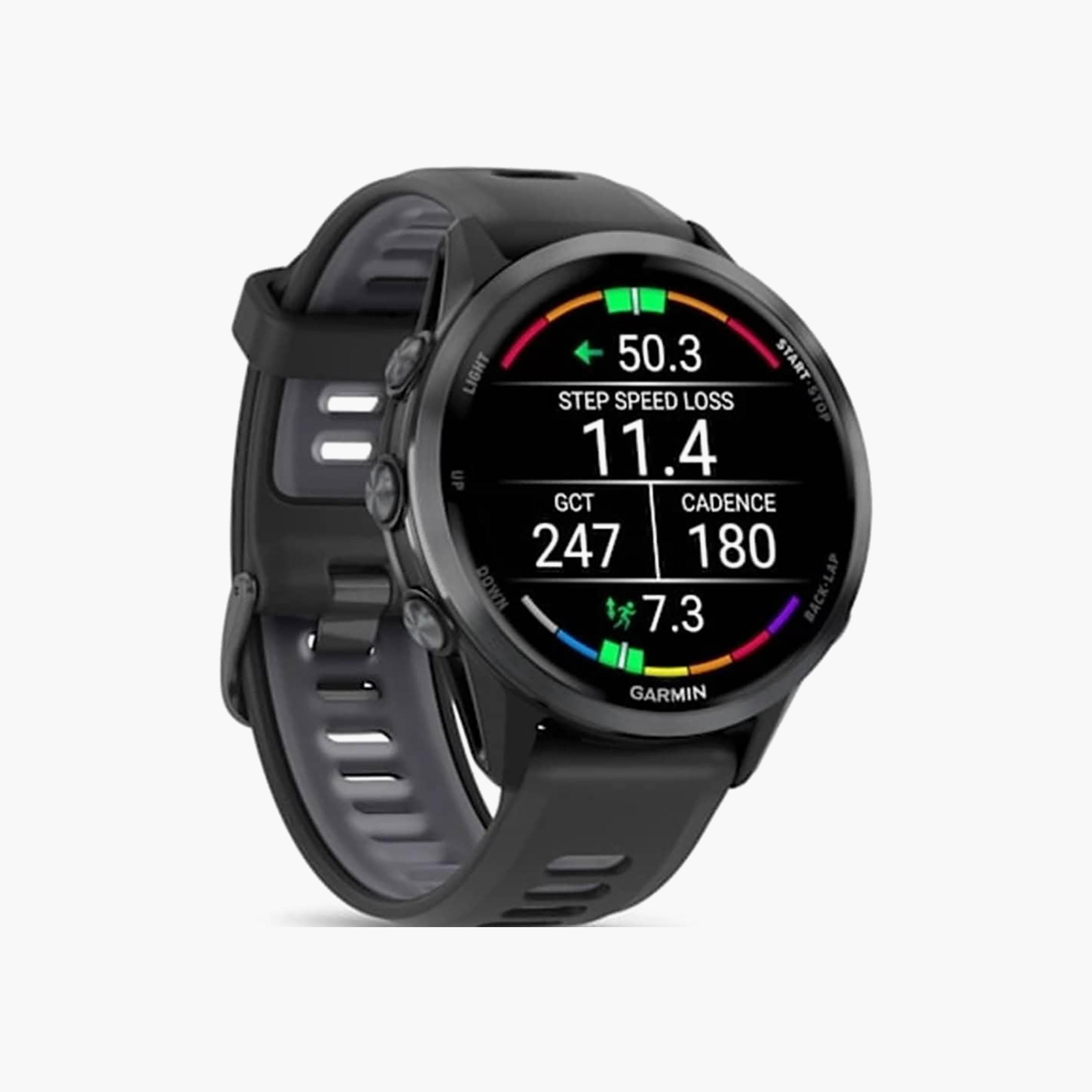 Garmin Forerunner 970 Smartwatch Carbon Grey Titanium Black Case Translucent Band | 010-02969-10-men-watchesandjewellery-watches-image-5