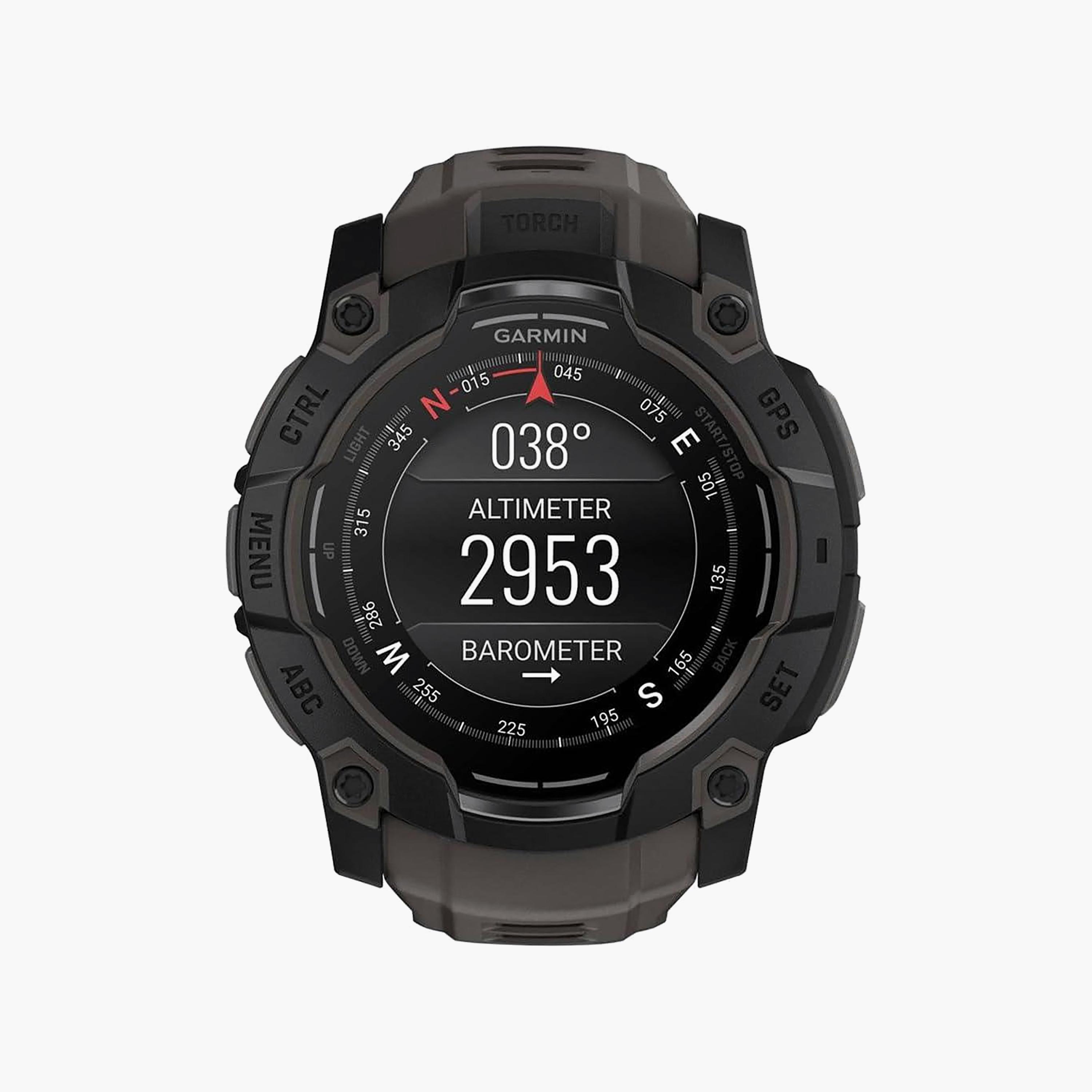 Garmin Instinct 3 Outdoor GPS Smartwatch 50 mm AMOLED Black with Black Band | 010-03020-50-men-watchesandjewellery-watches-image-1