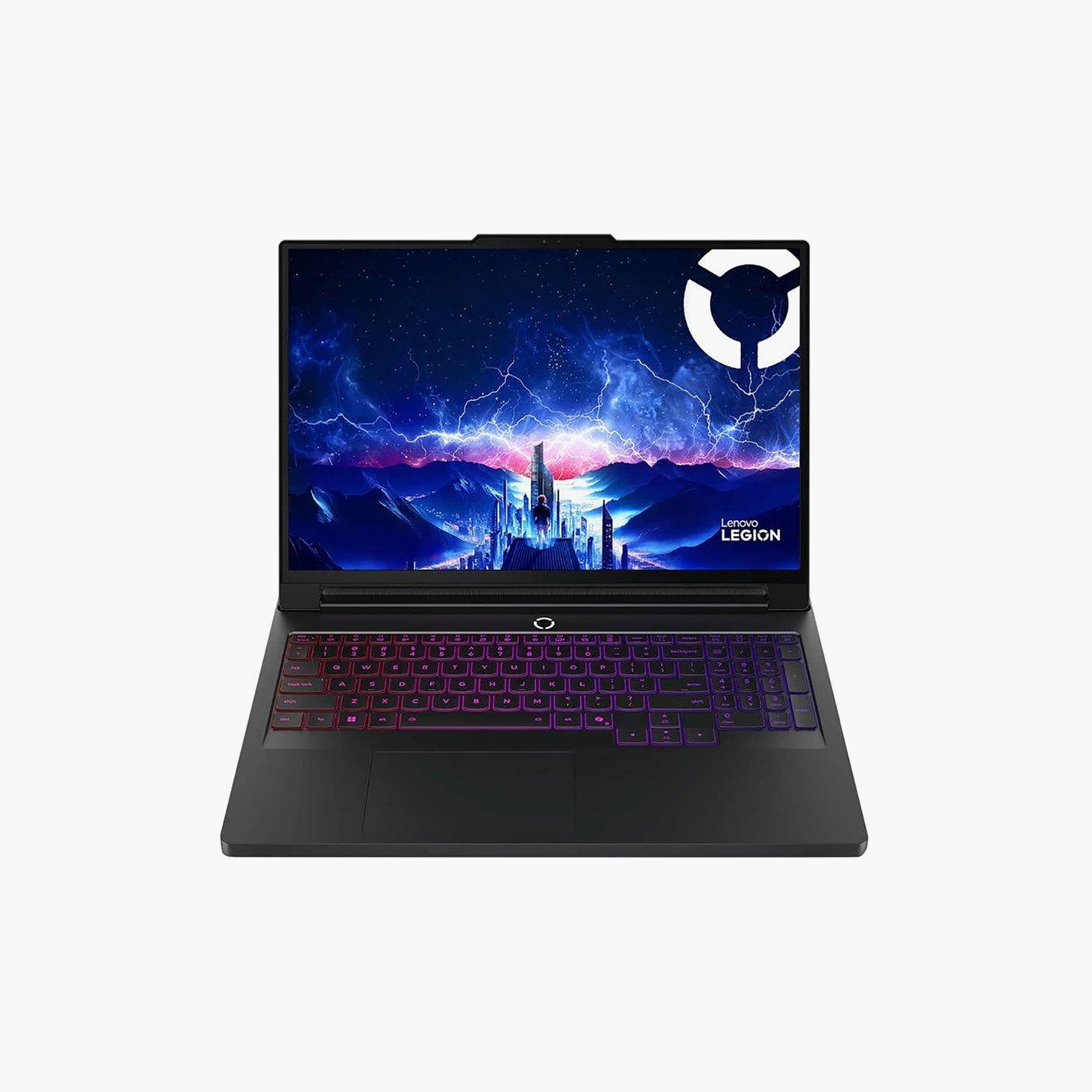 كمبيوتر محمول للألعاب لينوفو ليجن برو 7 16IAX10H بمعالج كور أولترا 9 ورام 64 جيجابايت وسعة 2 تيرابايت SSD وبطاقة شاشة RTX 5080 وشاشة مقاس 16 بوصة بدقة WQXGA ونظام ويندوز 11 هوم | 83F5001SAX-electronics-laptops-image-1