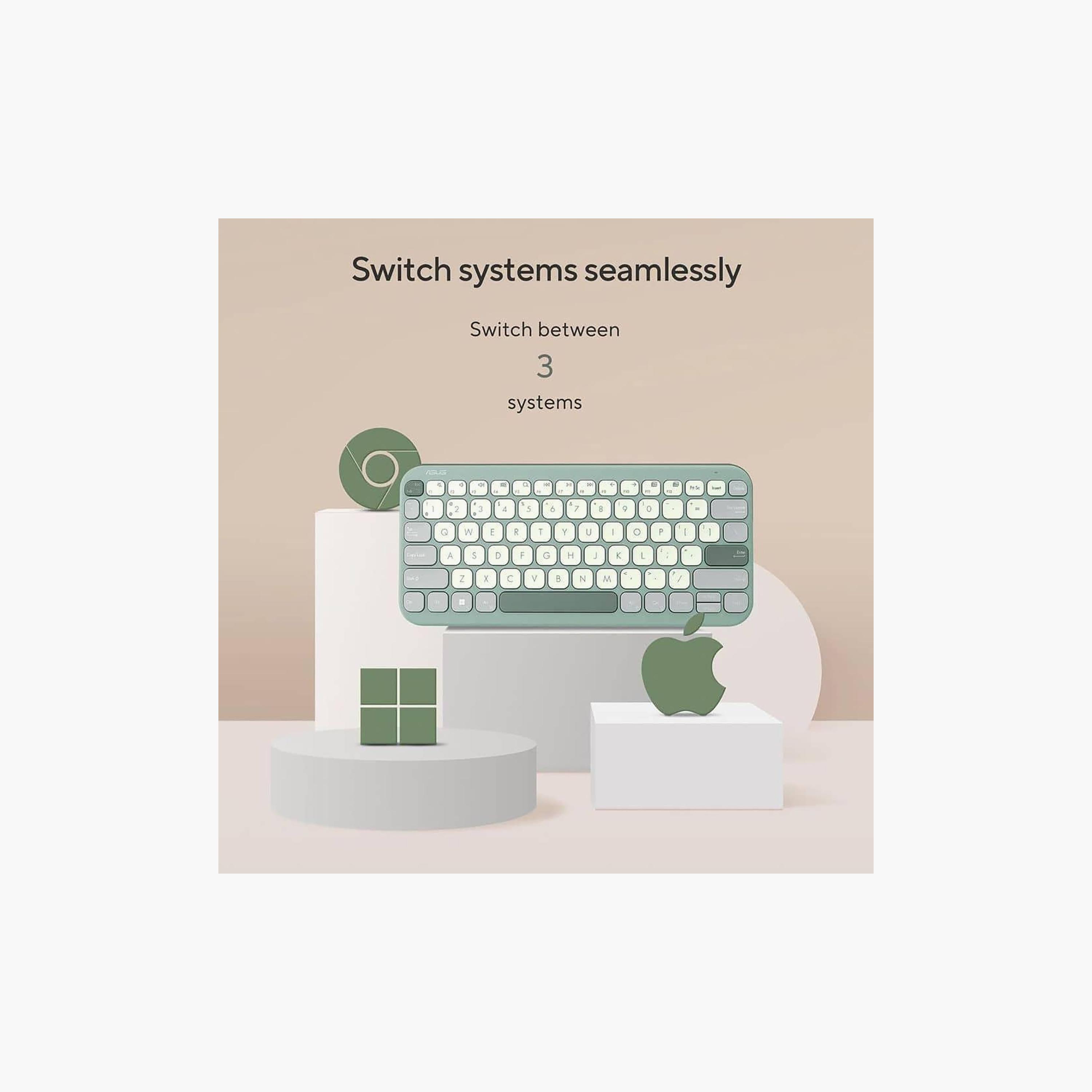 Asus Wireless Keyboard Green | KW100 KEYBOARD/GN/AR/80-electronics-accessories-computeraccesories-image-3