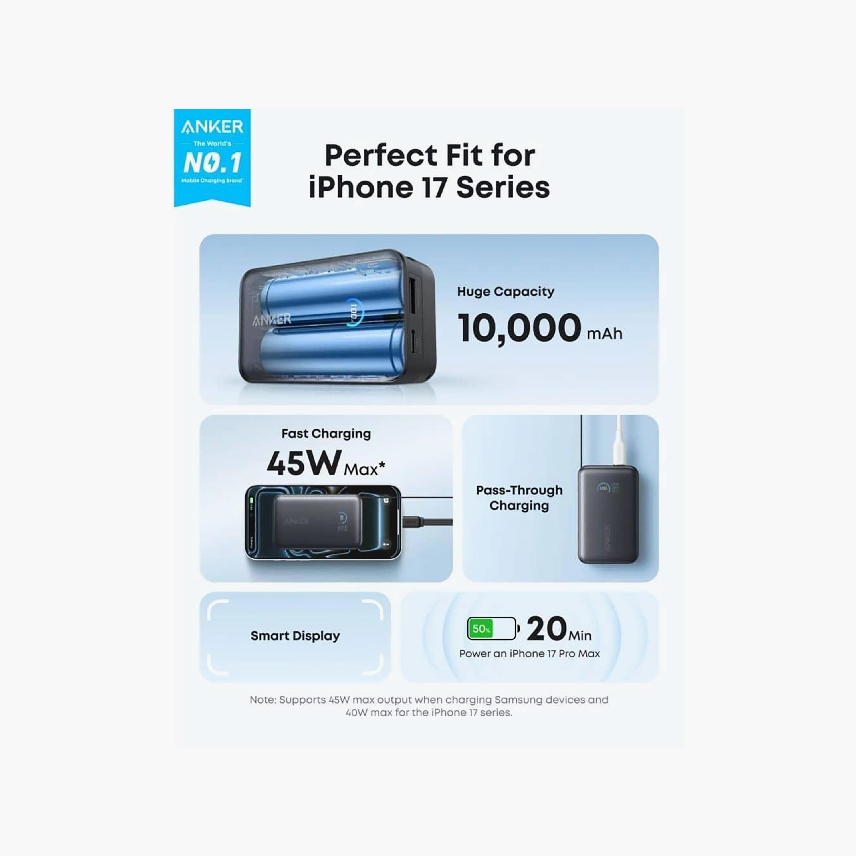 Anker Power Bank 10000mAh 45W Built-In Cable | A1638H-electronics-accessories-mobileaccesories-image-2