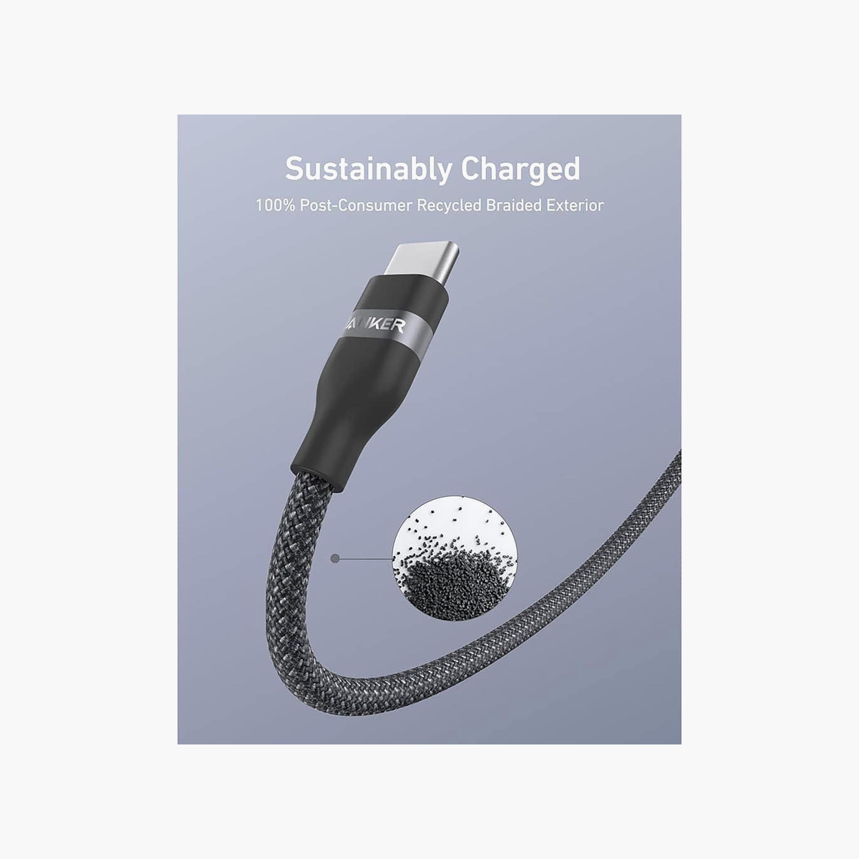 كابل أنكر من USB-C إلى Lightning باللون الأسود | A82B2012-electronics-accessories-mobileaccesories-image-3
