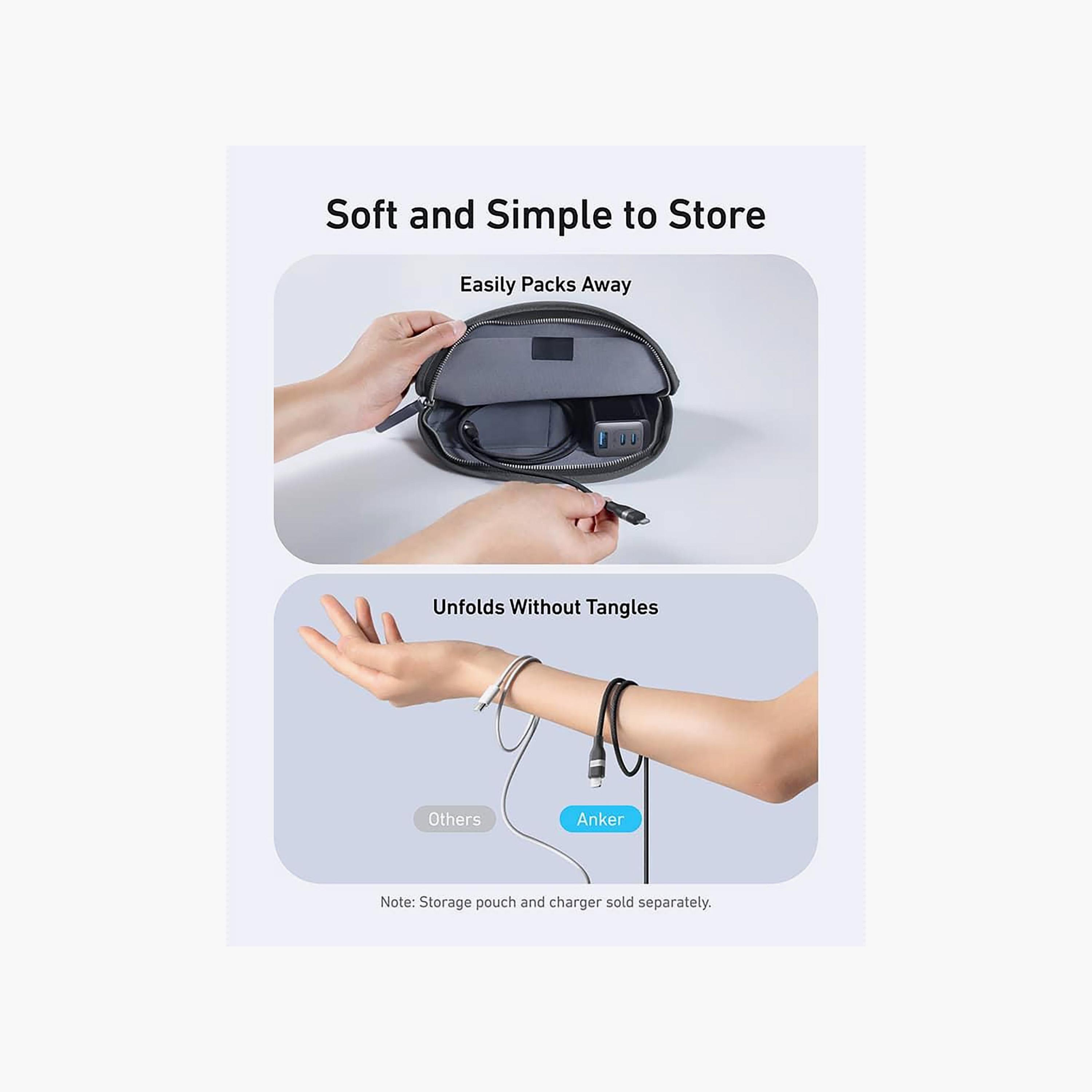 كابل أنكر من USB-C إلى Lightning باللون الأسود | A82B2012-electronics-accessories-mobileaccesories-image-8