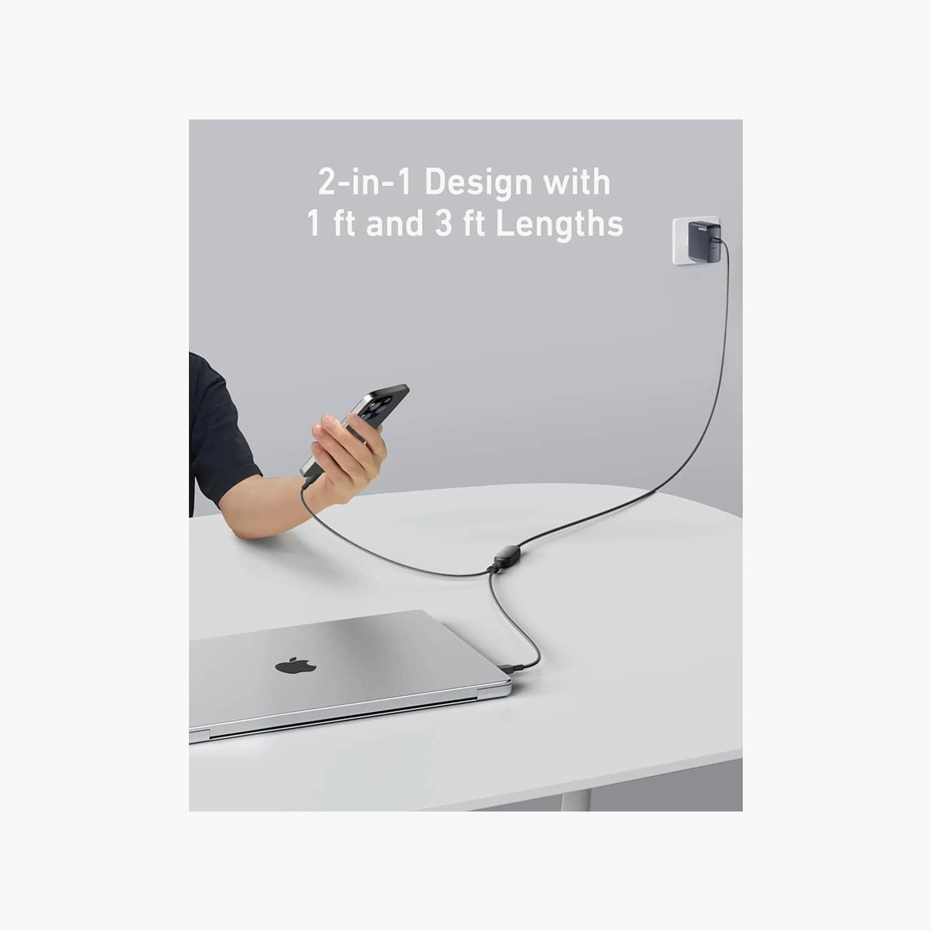 Anker 2-in-1 USB-C to USB-C cable black | A8895H12-electronics-accessories-mobileaccesories-image-3