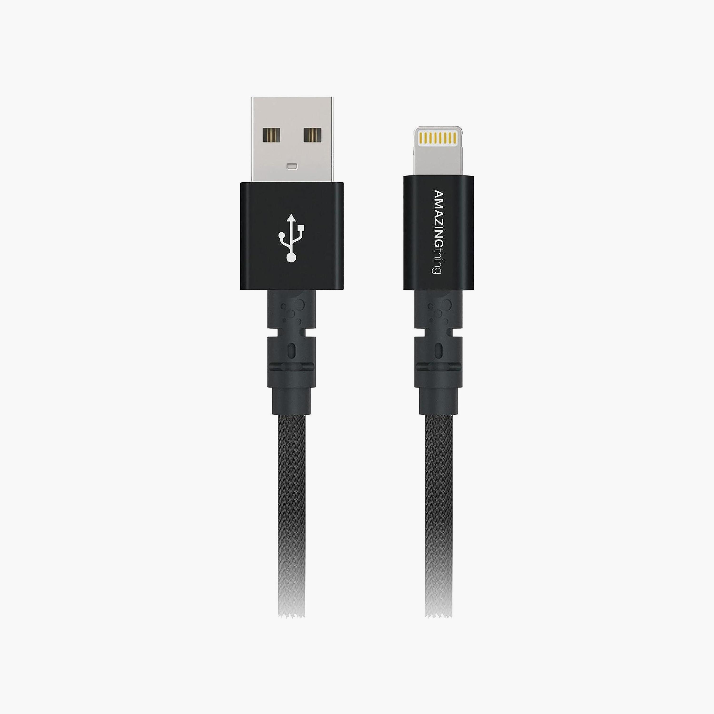 Amazing Thing Powermax Plus 3.2A USB-A to Lightning Cable | ATPMP001MBK-electronics-accessories-mobileaccesories-image-1