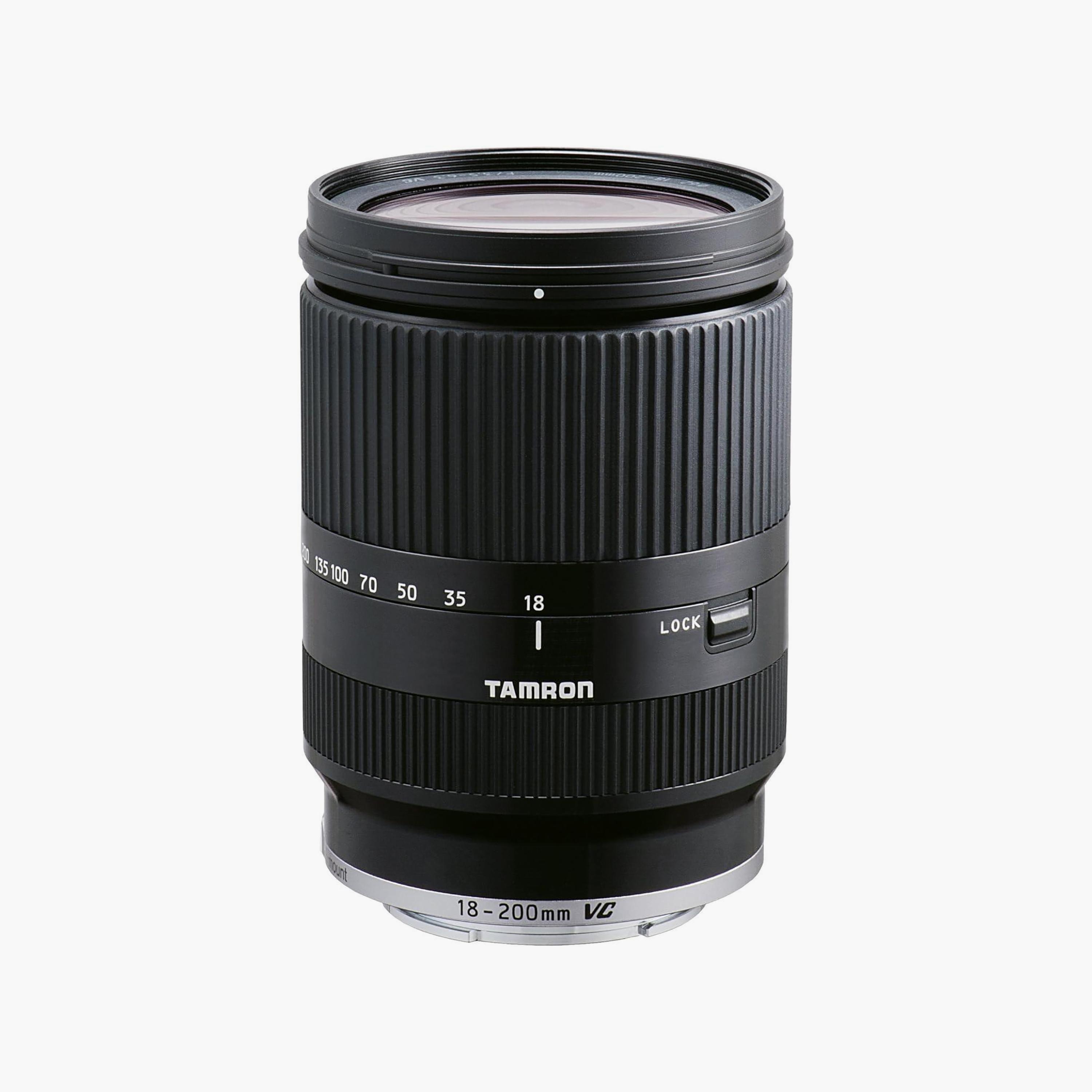 عدسة تامرون 18-200mm f/3.5-6.3 Di III VC لكاميرات كانون EOS M باللون الأسود | B011EM BLACK-electronics-camera-image-1