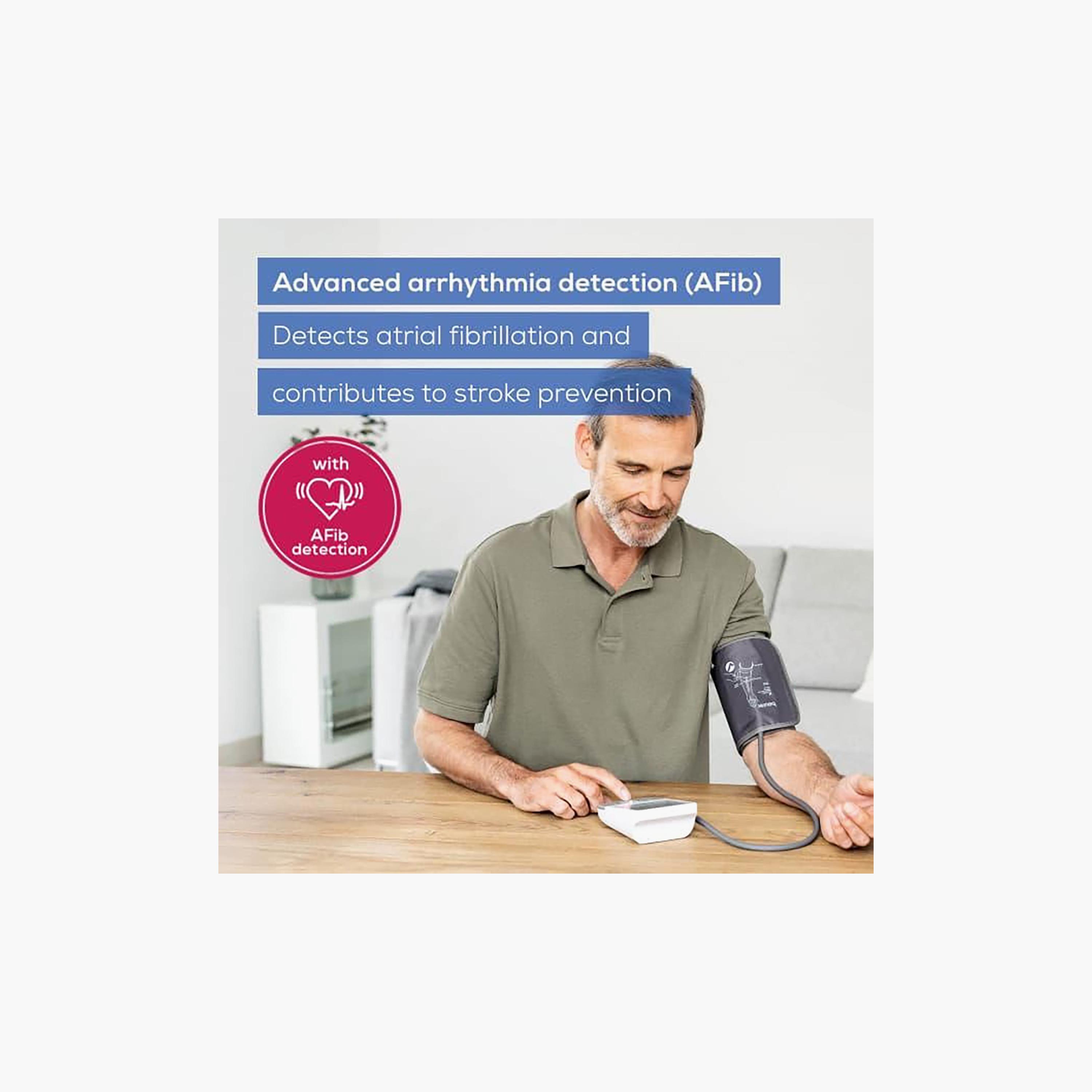 Beurer Upper Arm Blood Pressure Monitor White Gray | BM 53-electronics-portabledevices-image-2