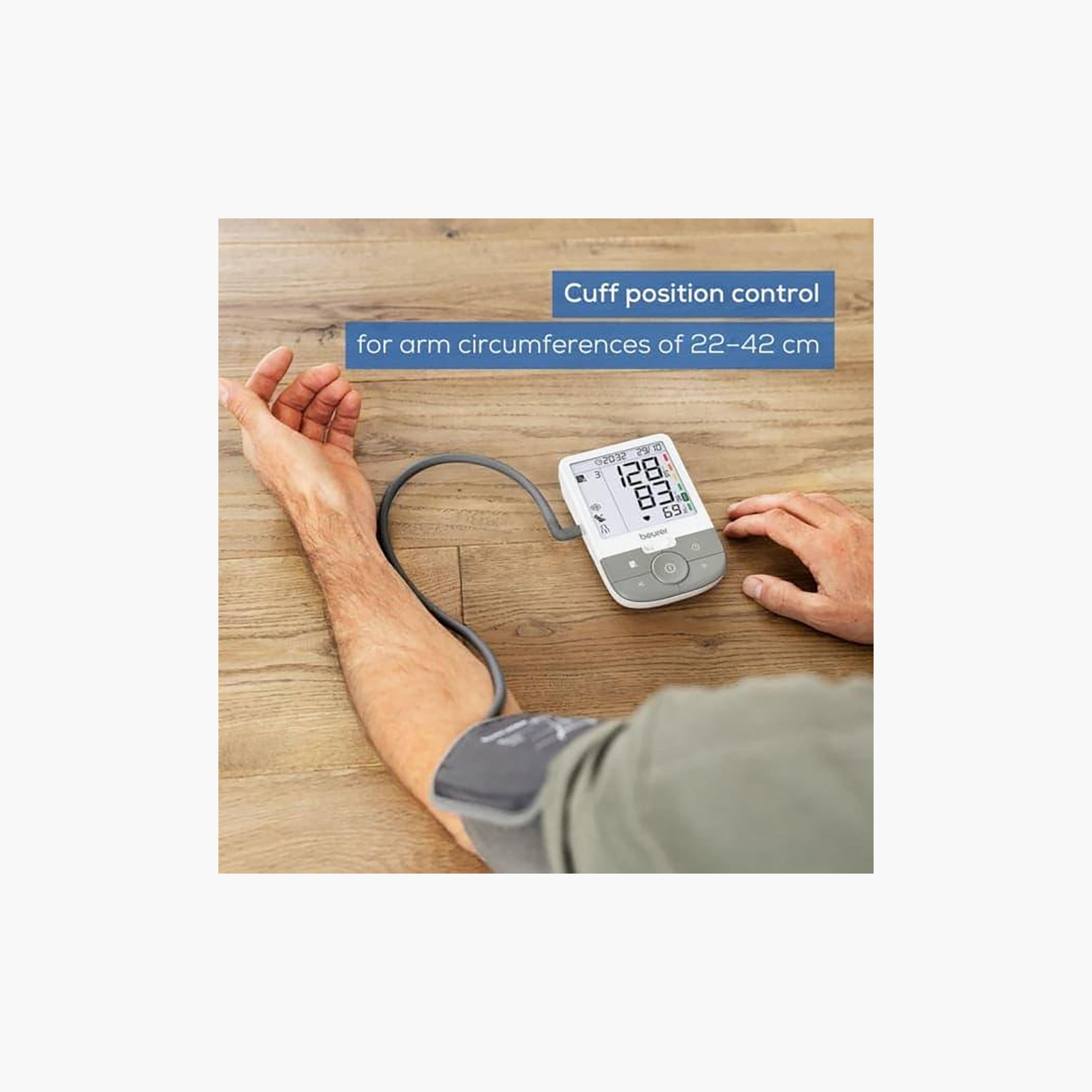 Beurer Upper Arm Blood Pressure Monitor White Gray | BM 53-electronics-portabledevices-image-4