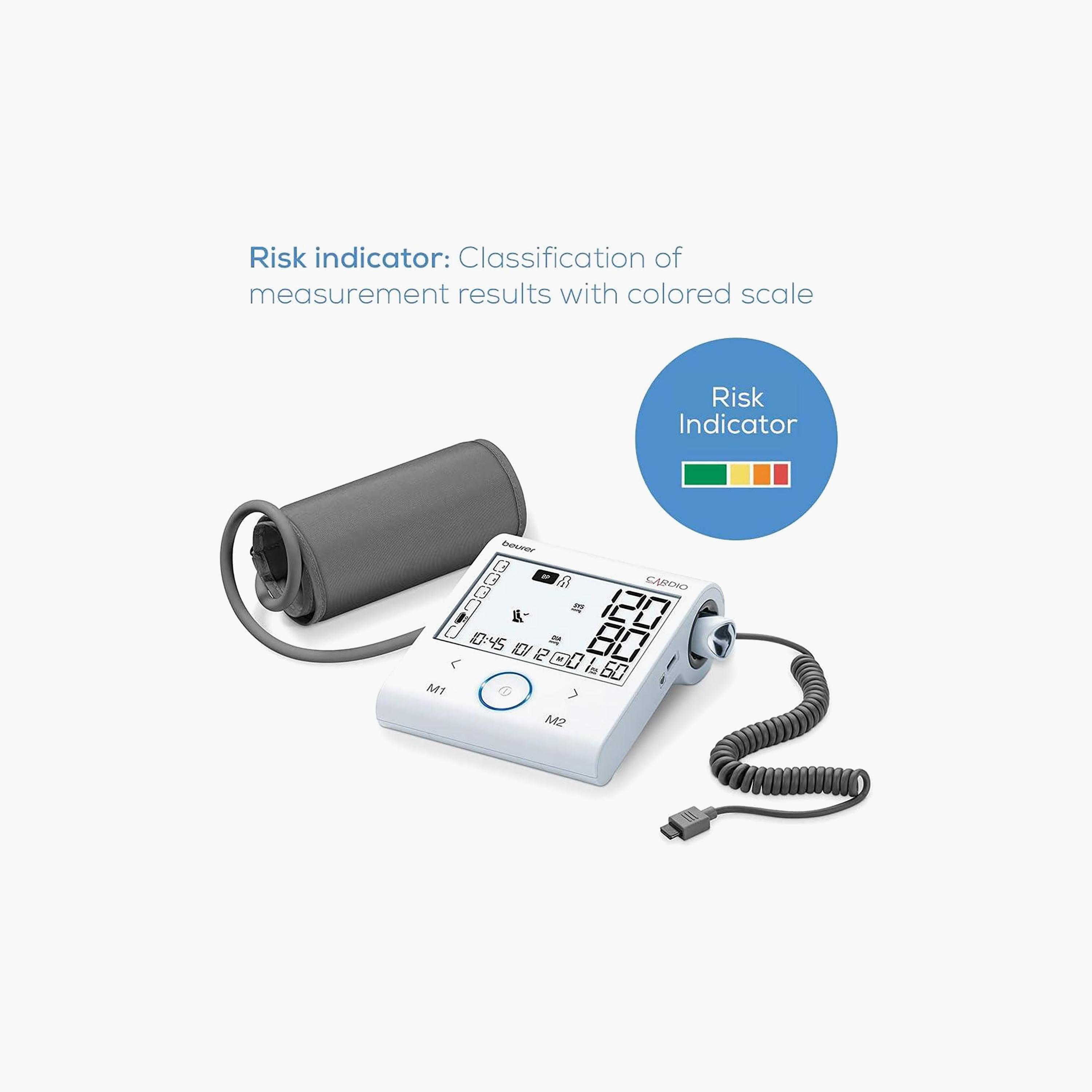 Beurer Cardio Blood Pressure Monitor with ECG Function White | BM 96-electronics-portabledevices-image-4