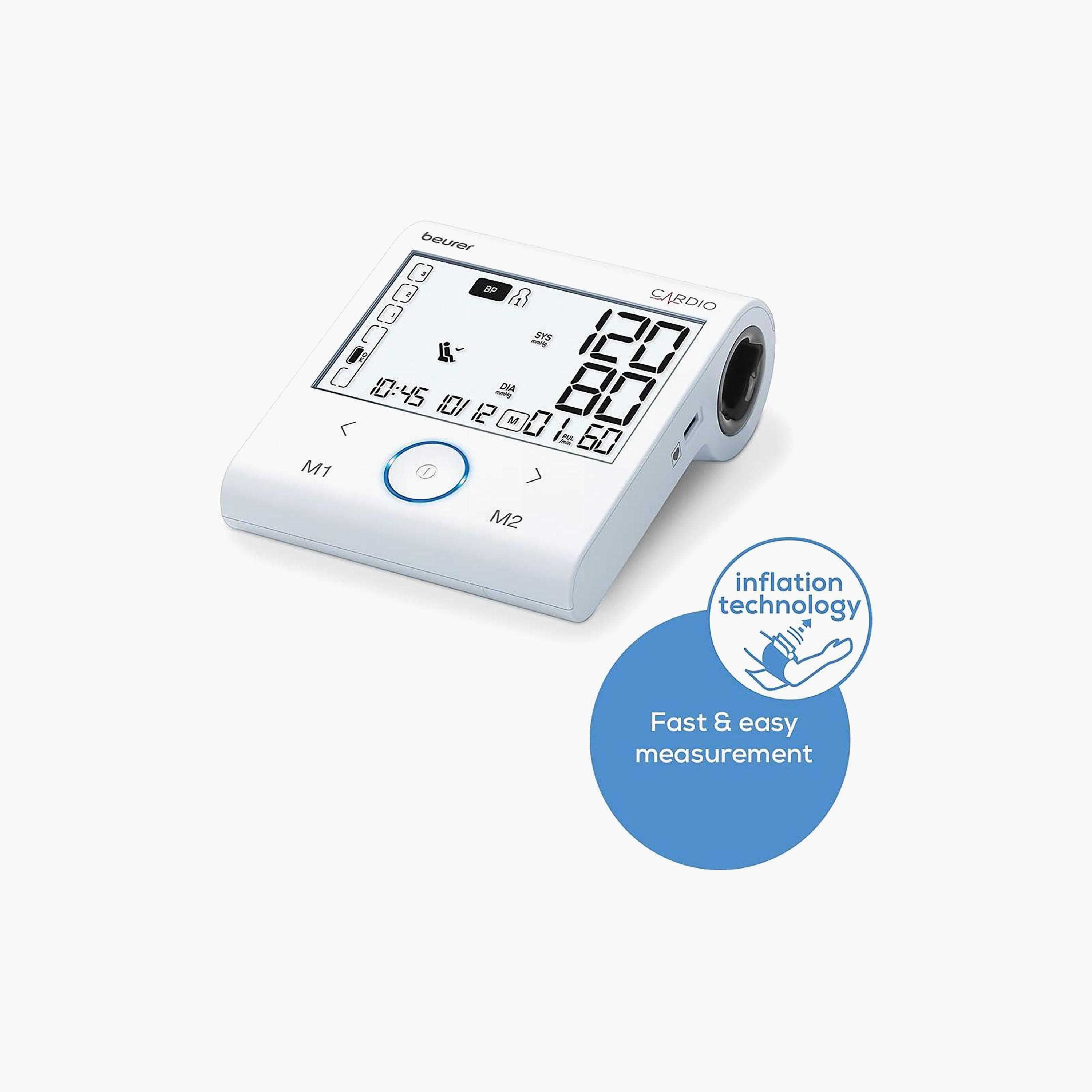 Beurer Cardio Blood Pressure Monitor with ECG Function White | BM 96-electronics-portabledevices-image-5