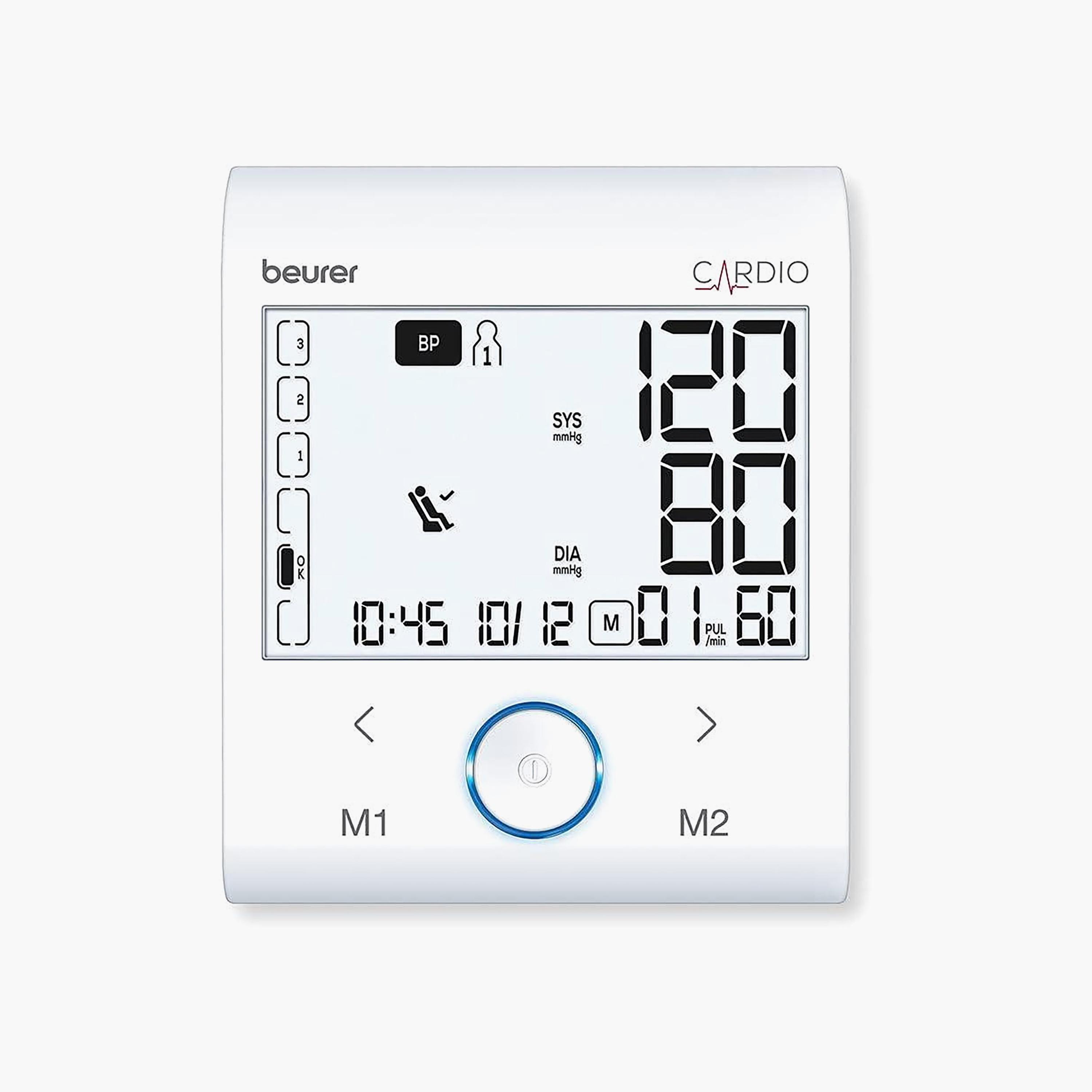 Beurer Cardio Blood Pressure Monitor with ECG Function White | BM 96-electronics-portabledevices-image-7