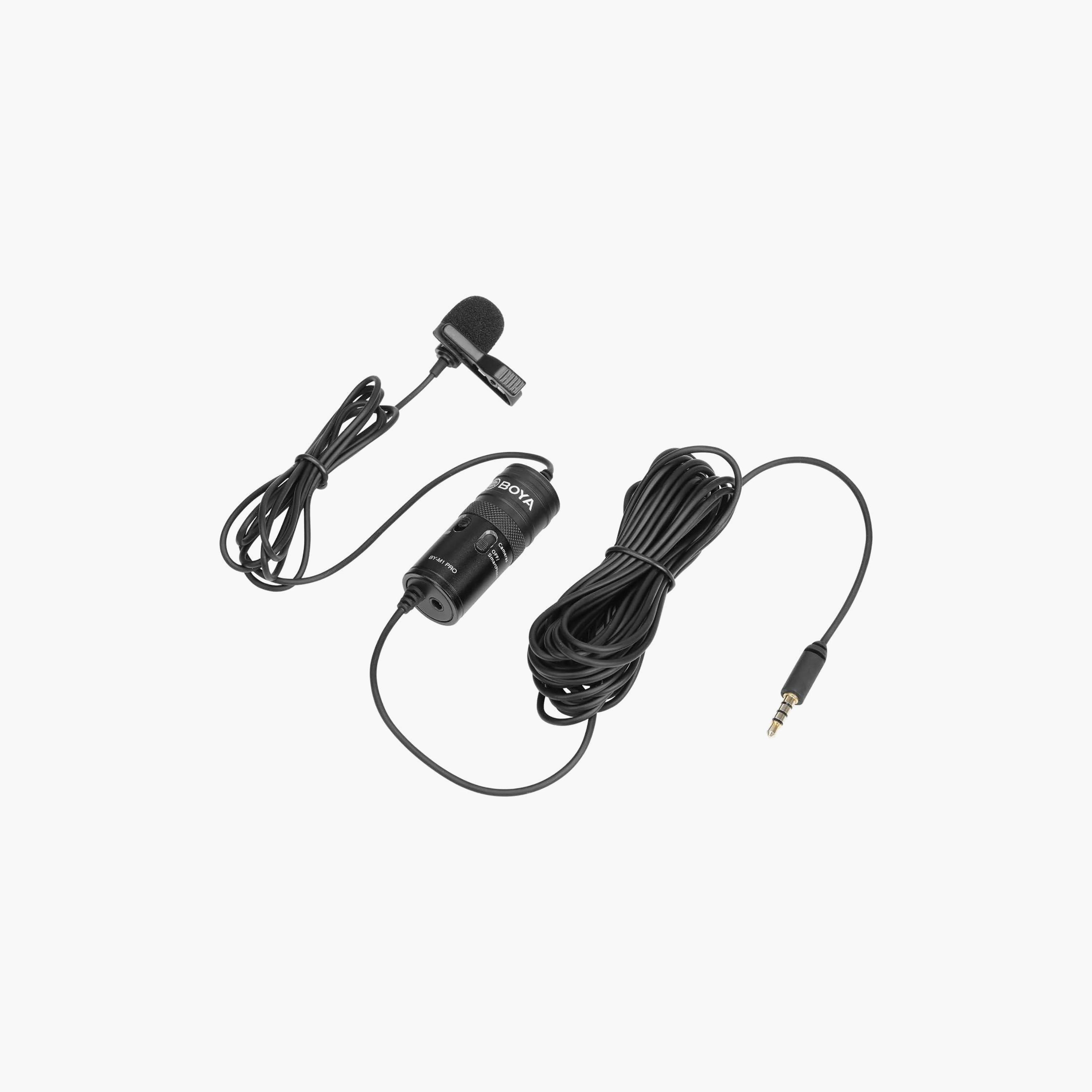 BOYA Omni-Directional Lavalier Microphone with Headphone Output | BY-M1 PRO-electronics-accessories-computeraccesories-image-1