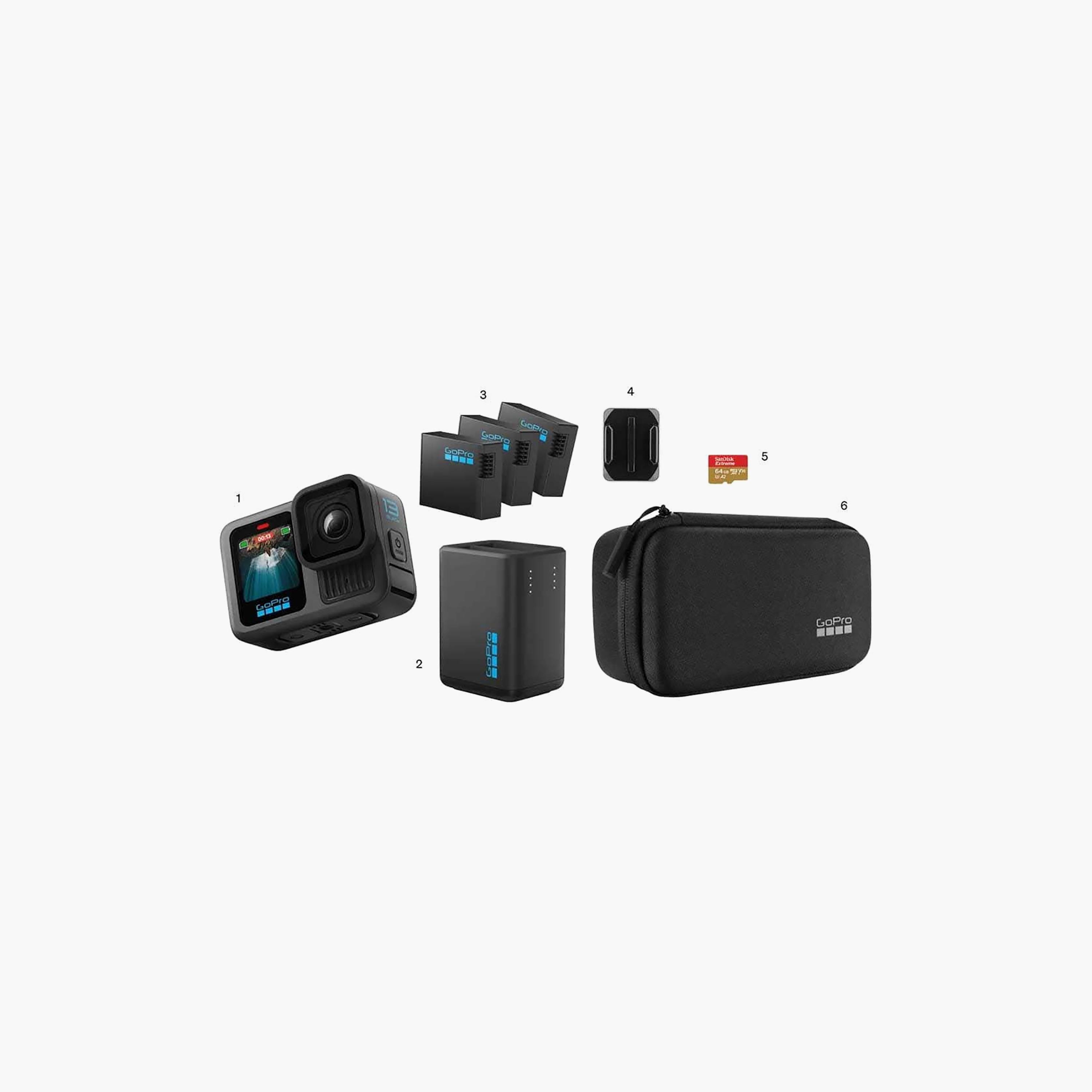 Go Pro HERO13 Black Action Camera Extended Power Bundle | CHDRB-134-RW-electronics-camera-image-5
