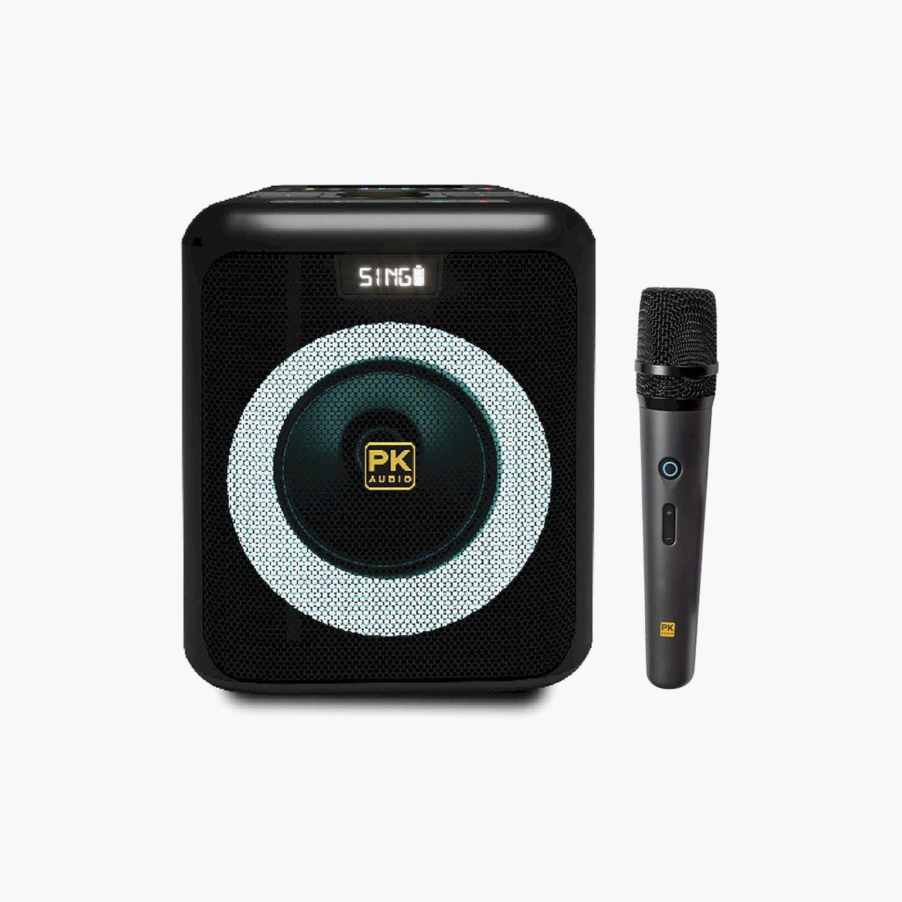 جهاز غناء كاريوكي مدمج بلاتينيوم باللون الأسود | CX15-electronics-speakers-image-1