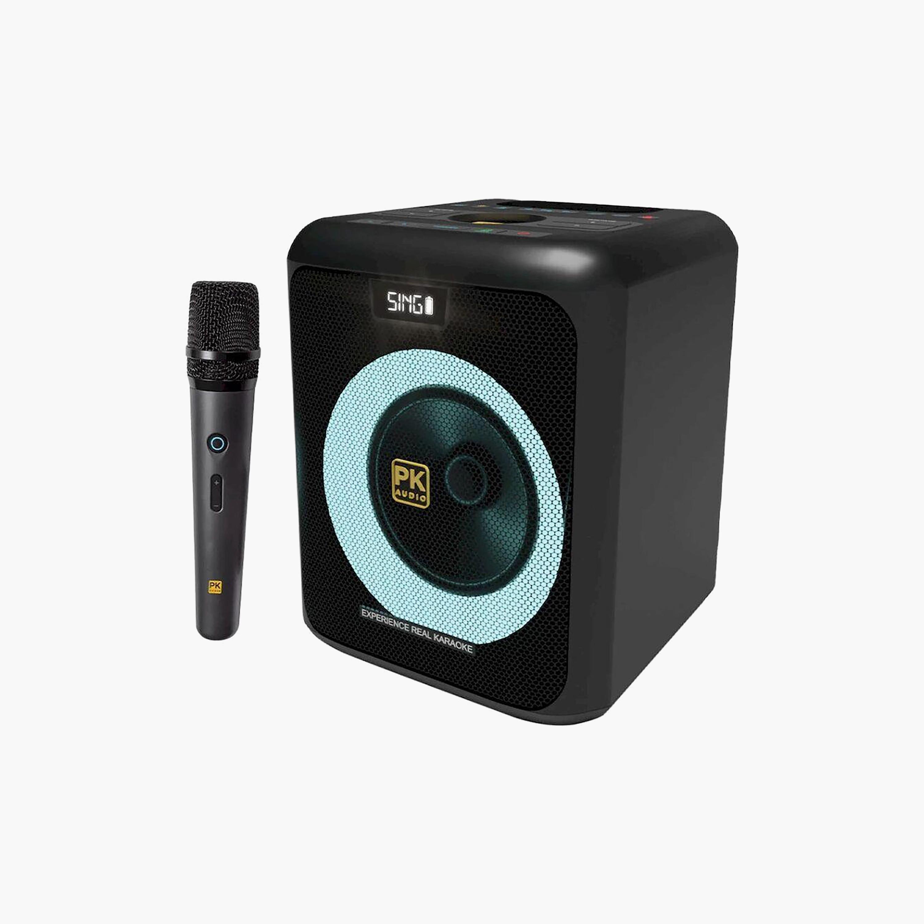 جهاز غناء كاريوكي مدمج بلاتينيوم باللون الأسود | CX15-electronics-speakers-image-2