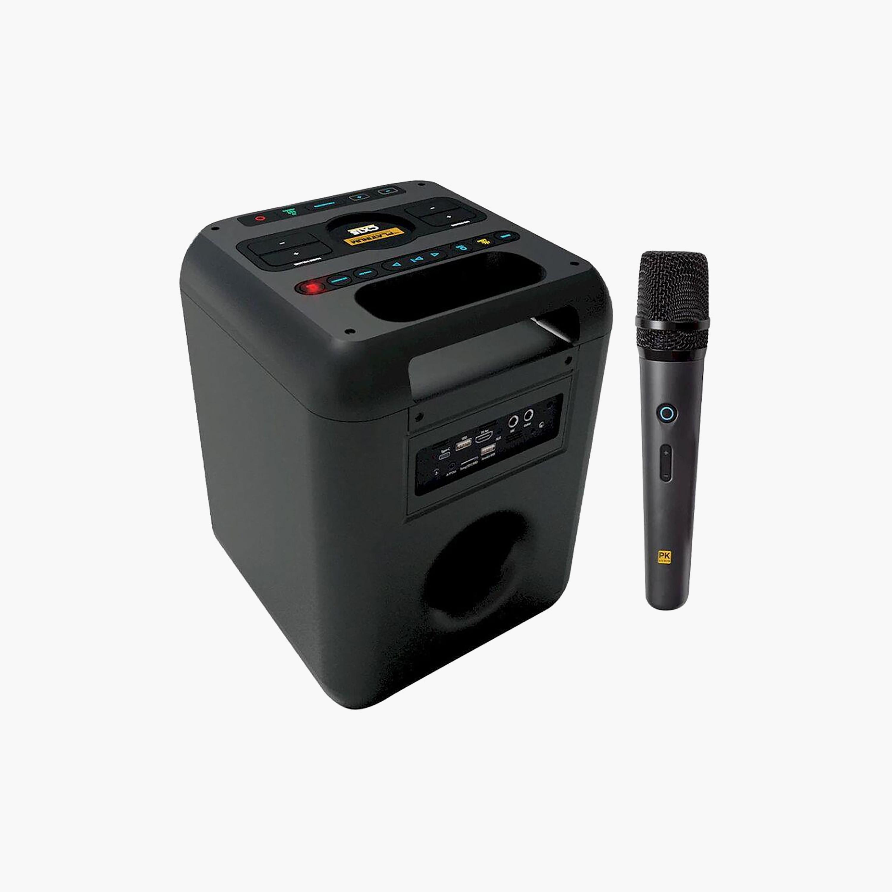 جهاز غناء كاريوكي مدمج بلاتينيوم باللون الأسود | CX15-electronics-speakers-image-3