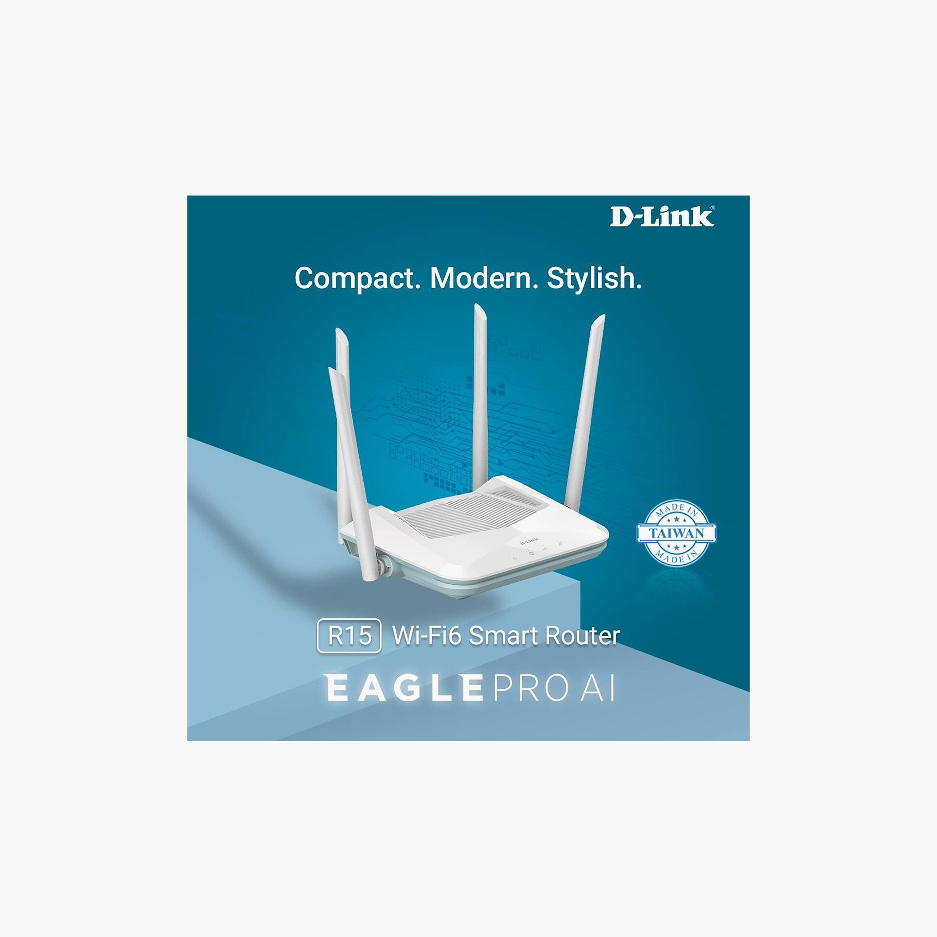 D Link Smart Router Wi-Fi 6 White | DLINK R15-electronics-accessories-computeraccesories-image-3