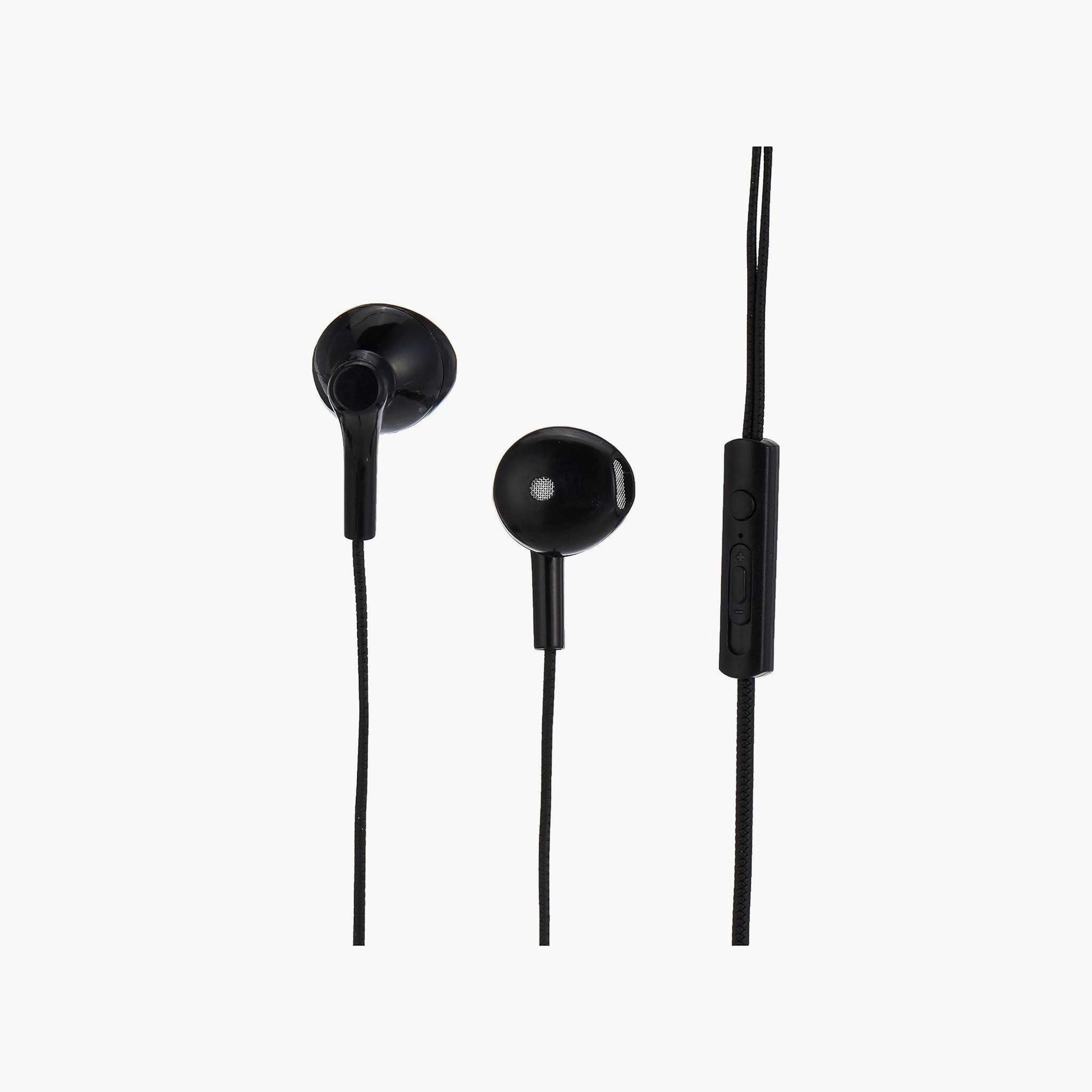 Edge Stereo Earphone with 3.5 mm Connector Black | EHS0011-electronics-headphonesandearphones-image-1