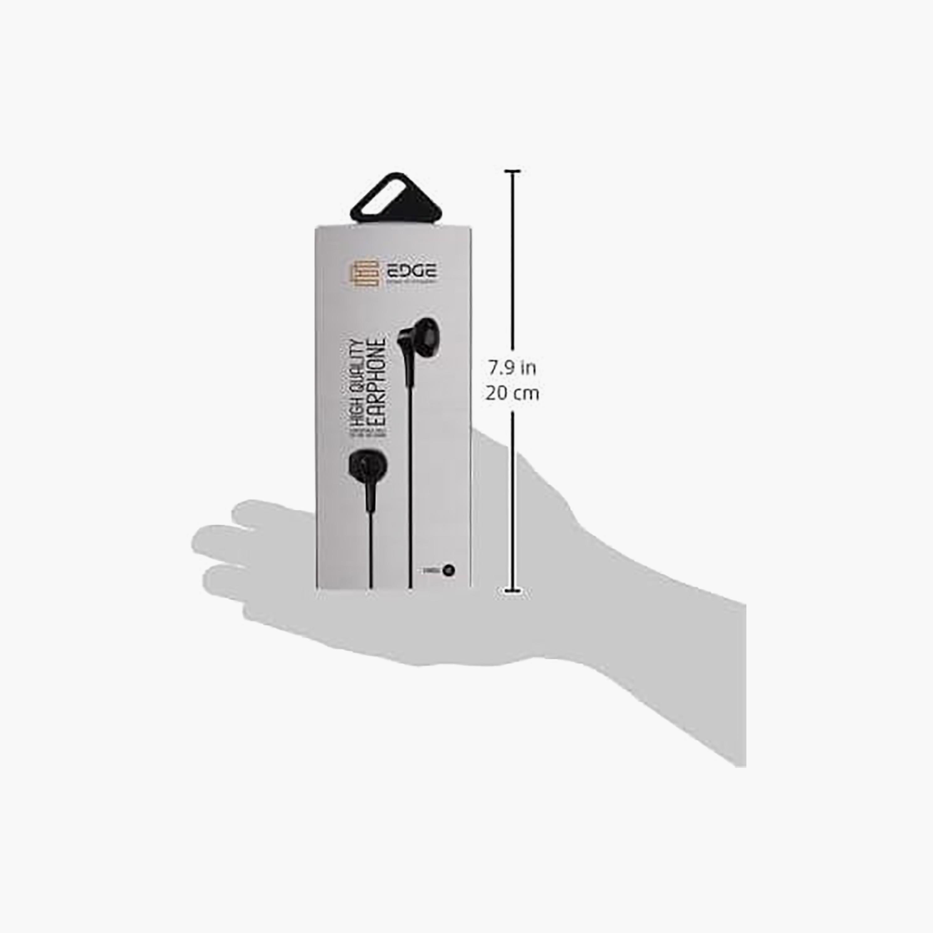 Edge Stereo Earphone with 3.5 mm Connector Black | EHS0011-electronics-headphonesandearphones-image-5