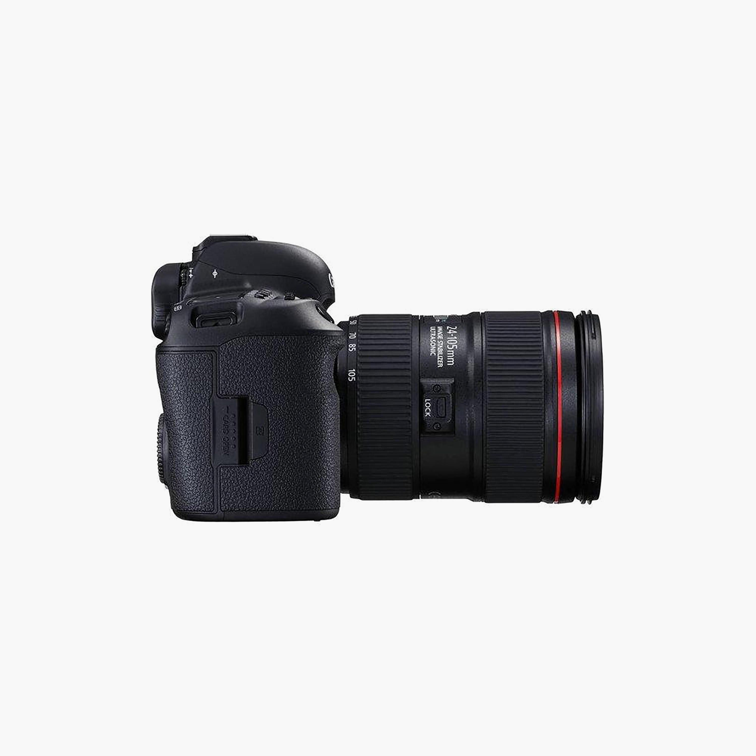 كاميرا كانون EOS 5D Mark IV دي إس إل آر (DSLR) باللون الأسود مع عدسة 24-105 ملم f/4L IS USM-electronics-camera-image-3