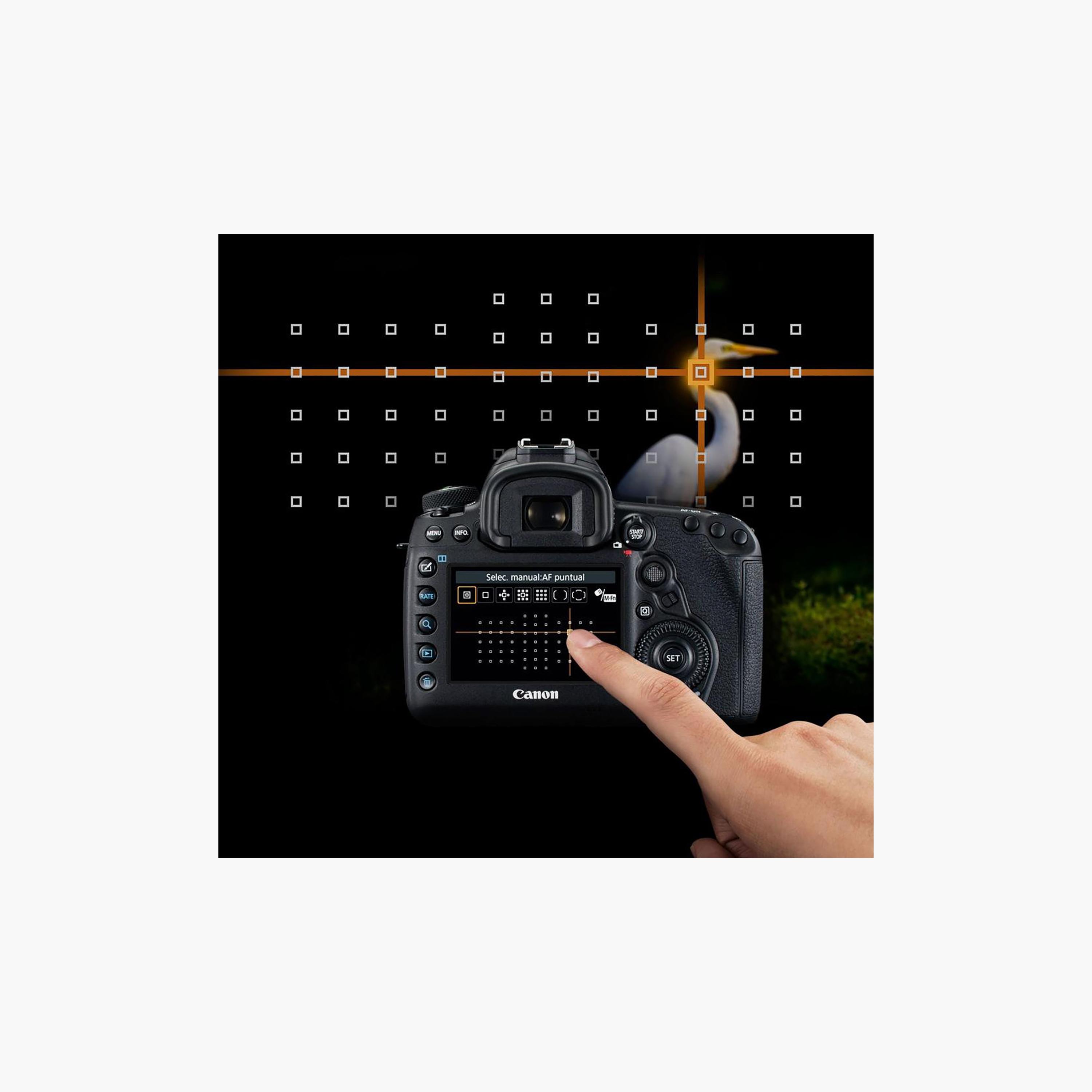 كاميرا كانون EOS 5D Mark IV دي إس إل آر (DSLR) باللون الأسود مع عدسة 24-105 ملم f/4L IS USM-electronics-camera-image-6