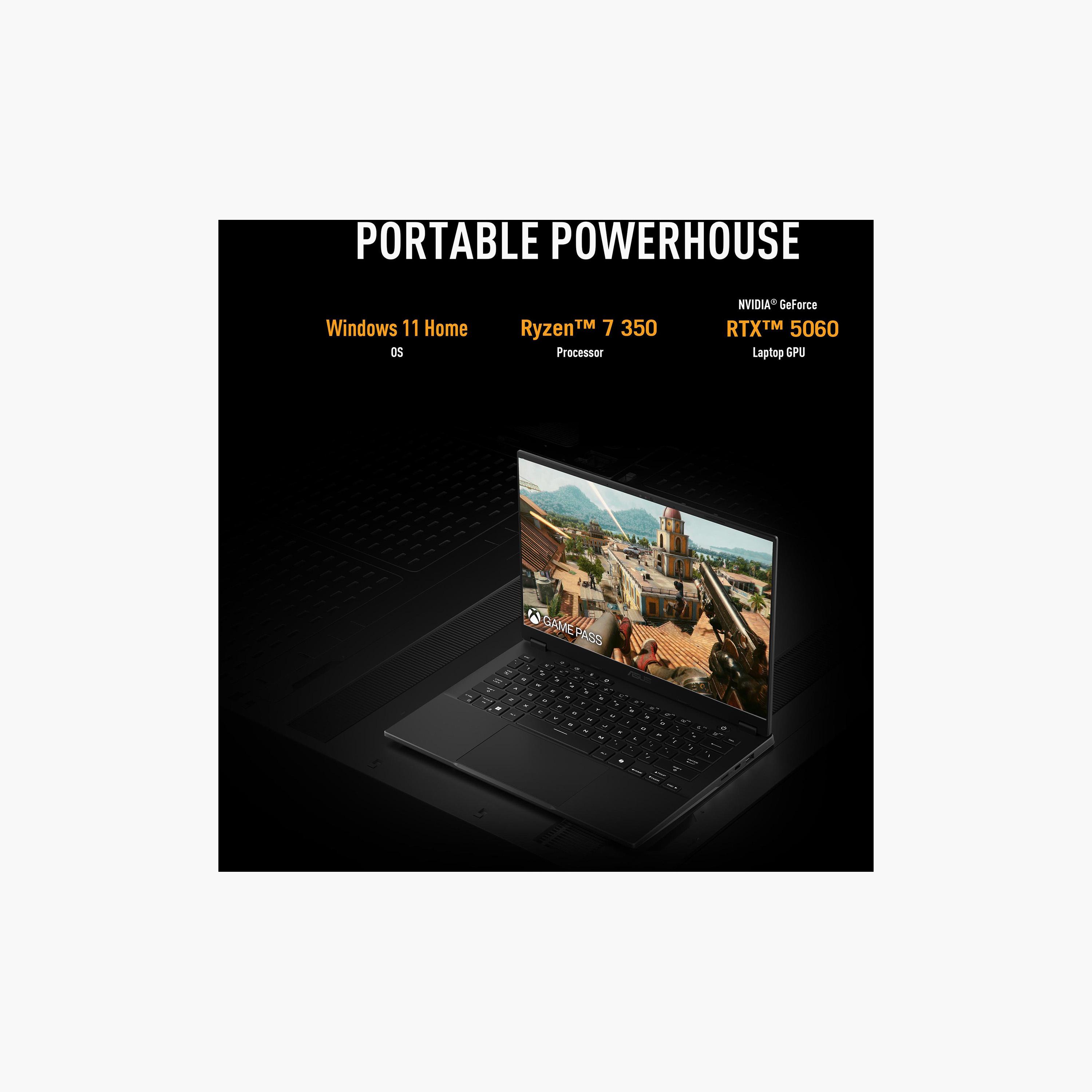 Asus TUF Gaming A14 Ryzen AI 7 16GB 1TB SSD 14" WQXGA RTX 5060 Windows 11 Home | FA401KM-G161W-electronics-laptops-image-3