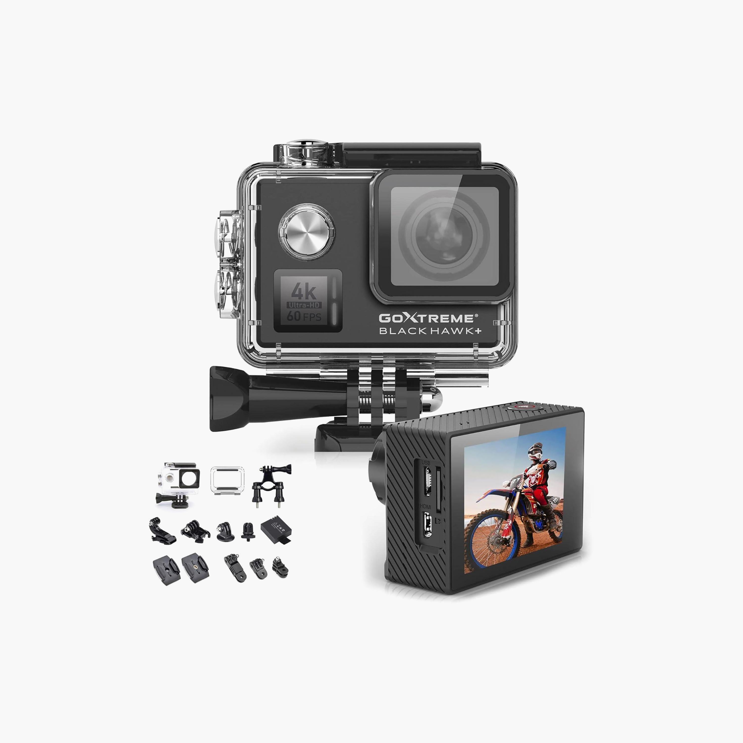 Go Xtreme Blackhawk 4K Action Camera | GOXTREME BLACK HAWK+ 4K-electronics-camera-image-1