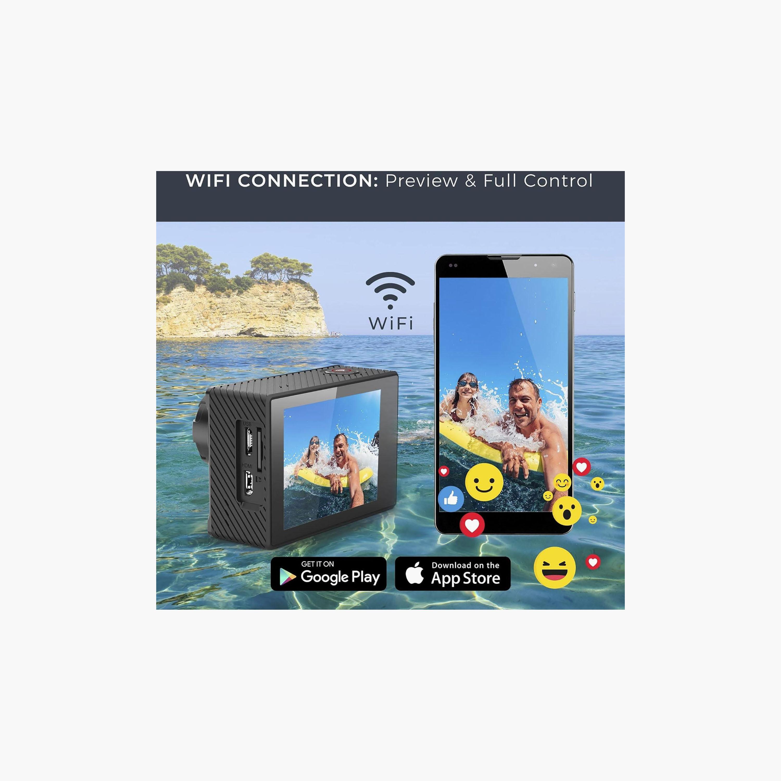 Go Xtreme Blackhawk 4K Action Camera | GOXTREME BLACK HAWK+ 4K-electronics-camera-image-6