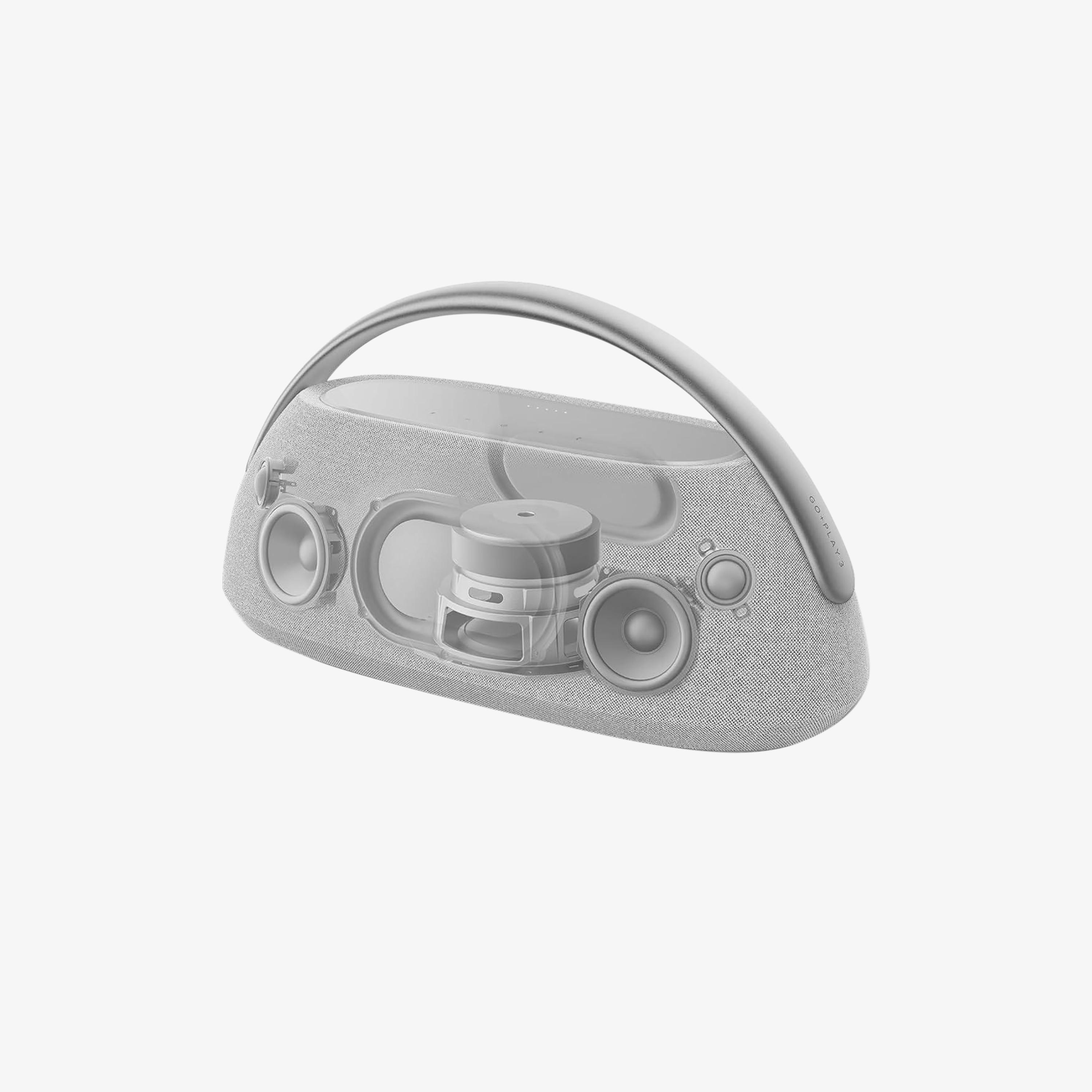 مكبر صوت محمول هارمان كاردون جو + بلاي 3 يعمل بالبلوتوث باللون الرمادي | HKGOPLAY3GRYUK-electronics-speakers-image-2
