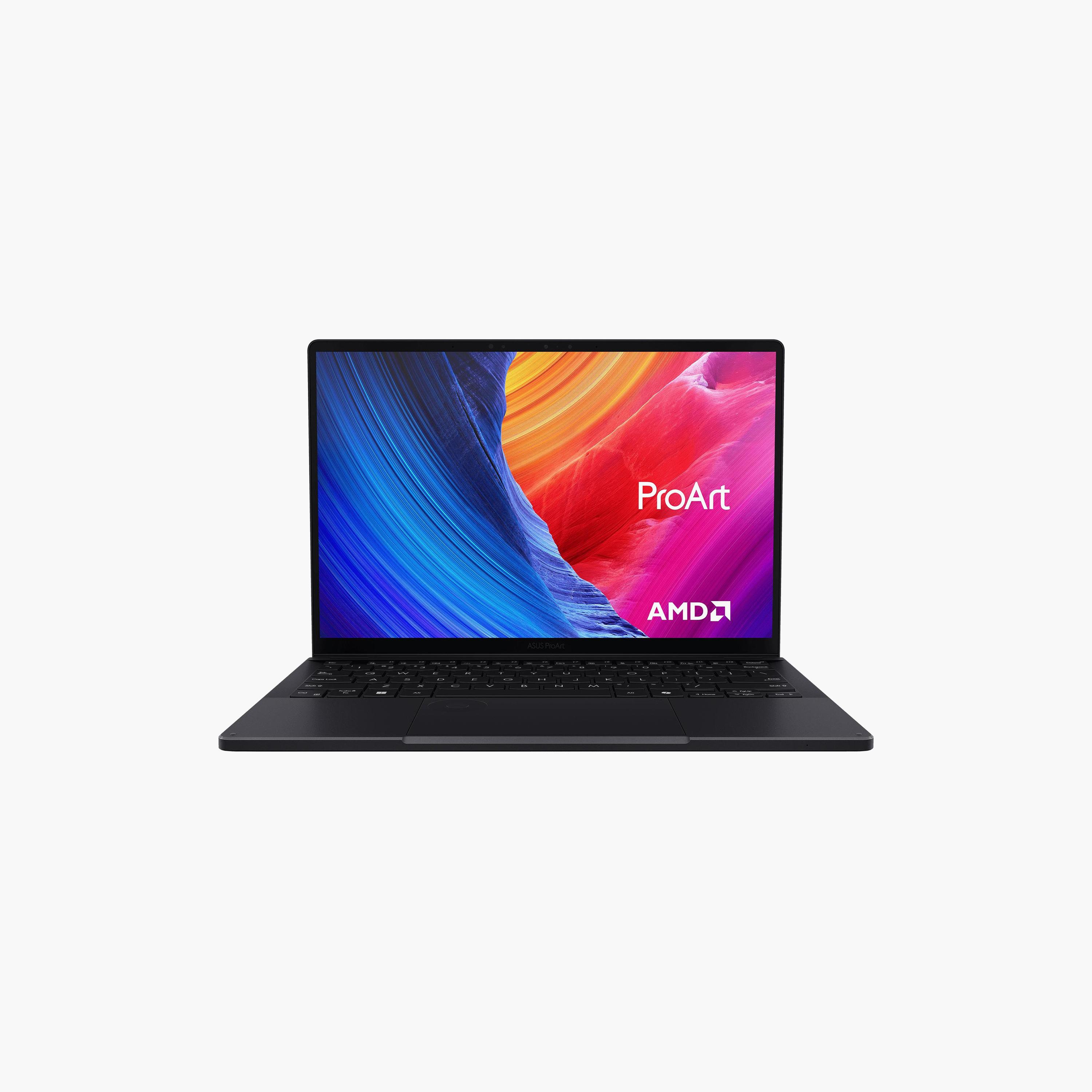 كمبيوتر محمول أسوس برو آرت PX13 بمعالج رايزن ورام 32 جيجابايت وسعة 1 تيرابايت SSD وشاشة لمس 13.3 بوصة بدقة 3K OLED وبطاقة شاشة راديون ونظام ويندوز 11 | HN7306EA-LX054W-electronics-laptops-image-1