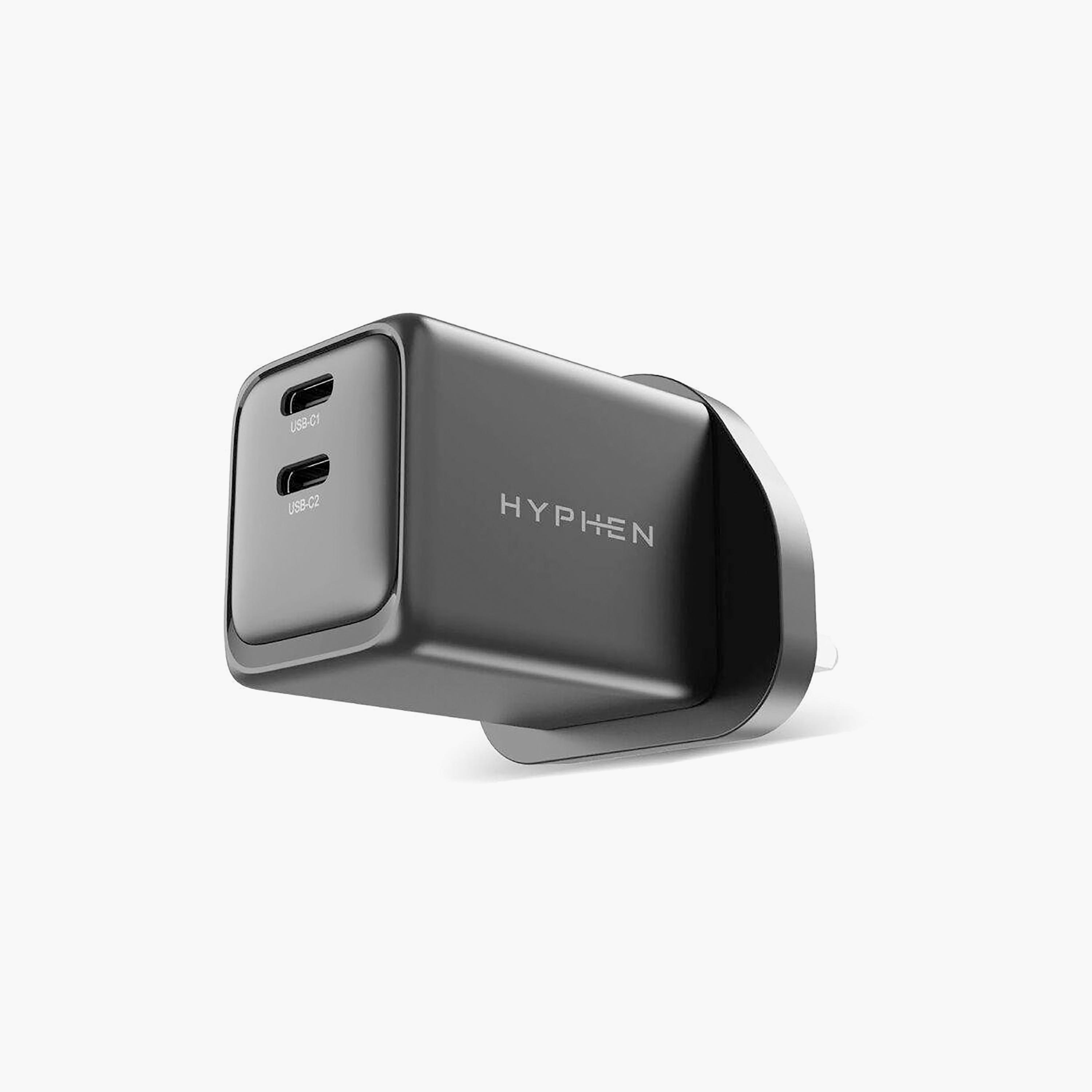 شاحن هايفن بتقنية GaN وقوة 45 واط بقابس للمملكة المتحدة باللون الأسود | HPA-G45WUKB7804-electronics-accessories-mobileaccesories-image-3