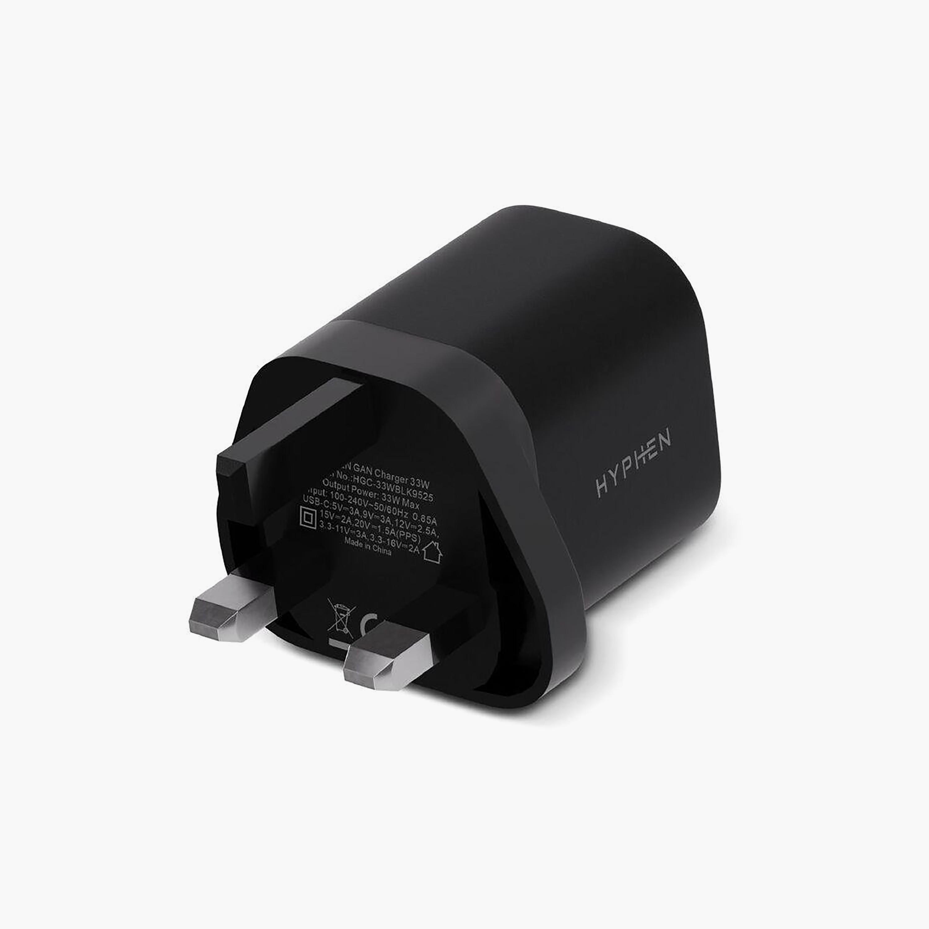 Hyphen Nebula Pro GAN Fast Charger 33W Black | HTA-G33WBK9525-electronics-accessories-mobileaccesories-image-2