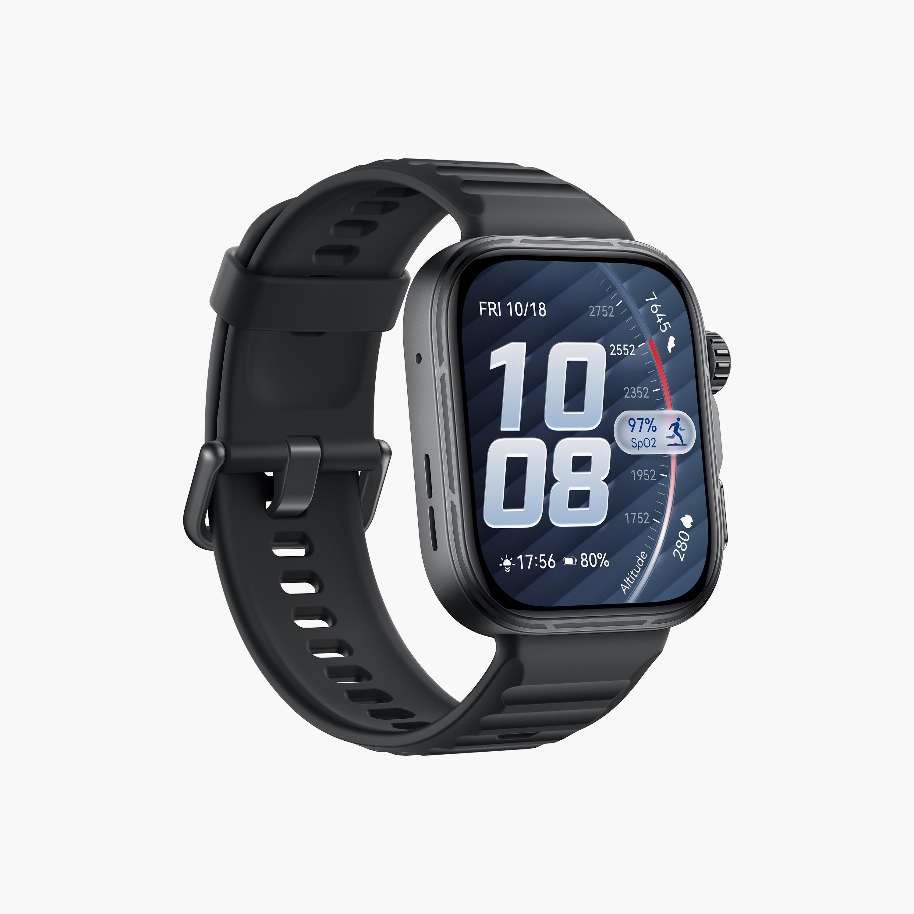 ساعة ذكية هواوي واتش جي تي فيت 5 برو مع حزام باللون الأسود | HUW-BD-FIT5P-BLK-STRAP-men-watchesandjewellery-watches-image-3